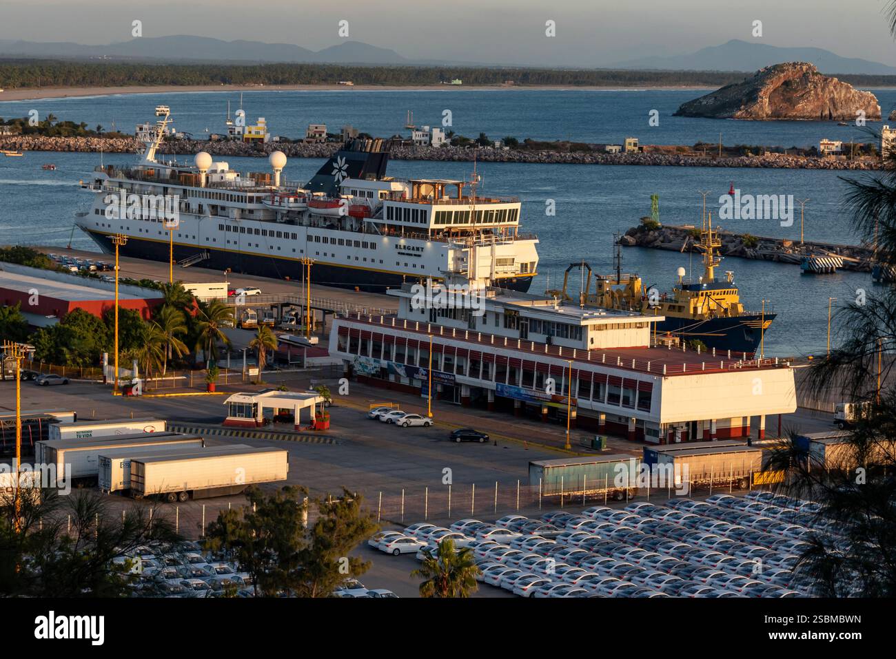 Szenen aus dem Hafen von Mazatlán, Sinaloa, Mexiko Stockfoto