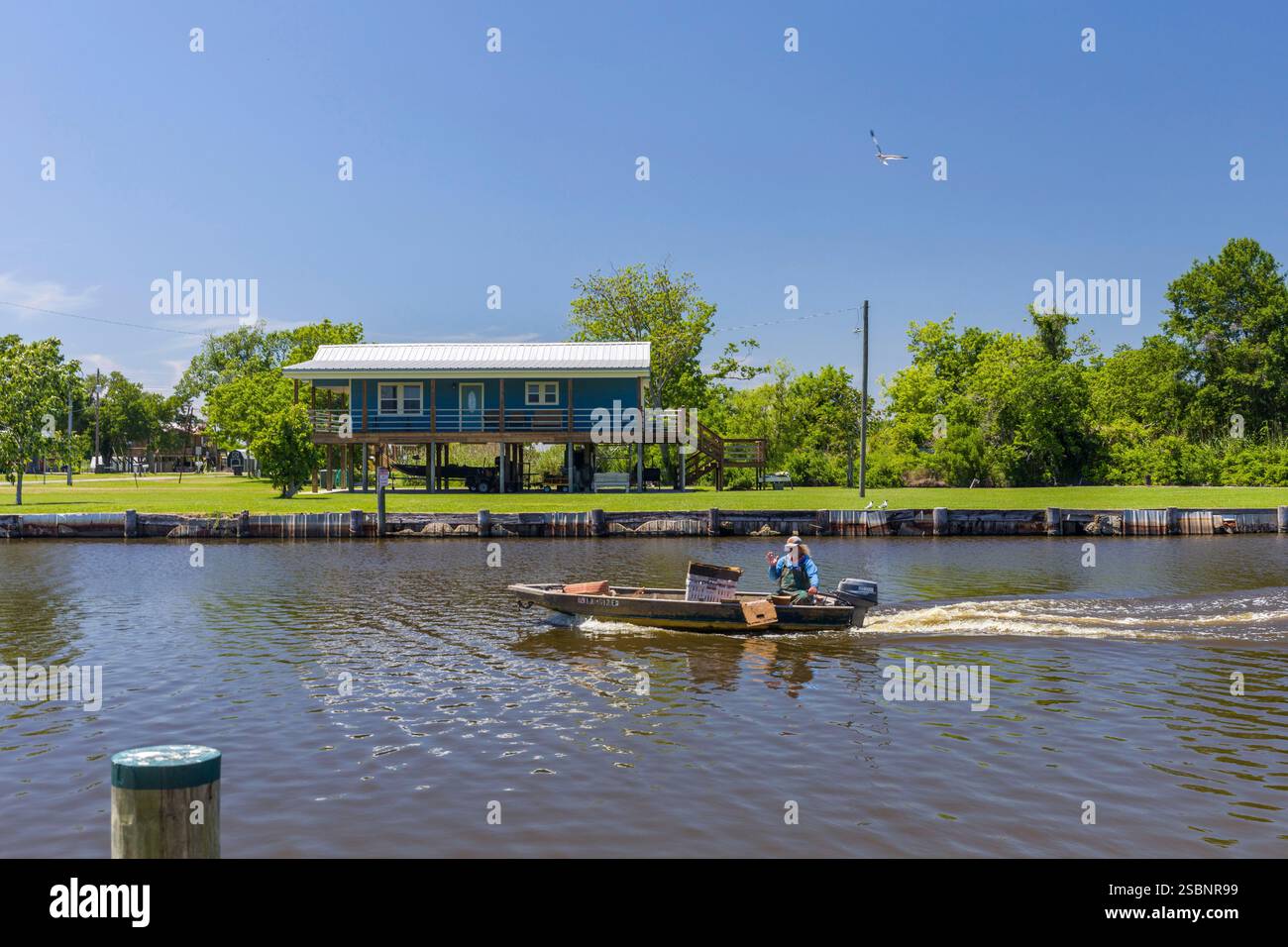 Usa, Louisiana, Dulac Stockfoto