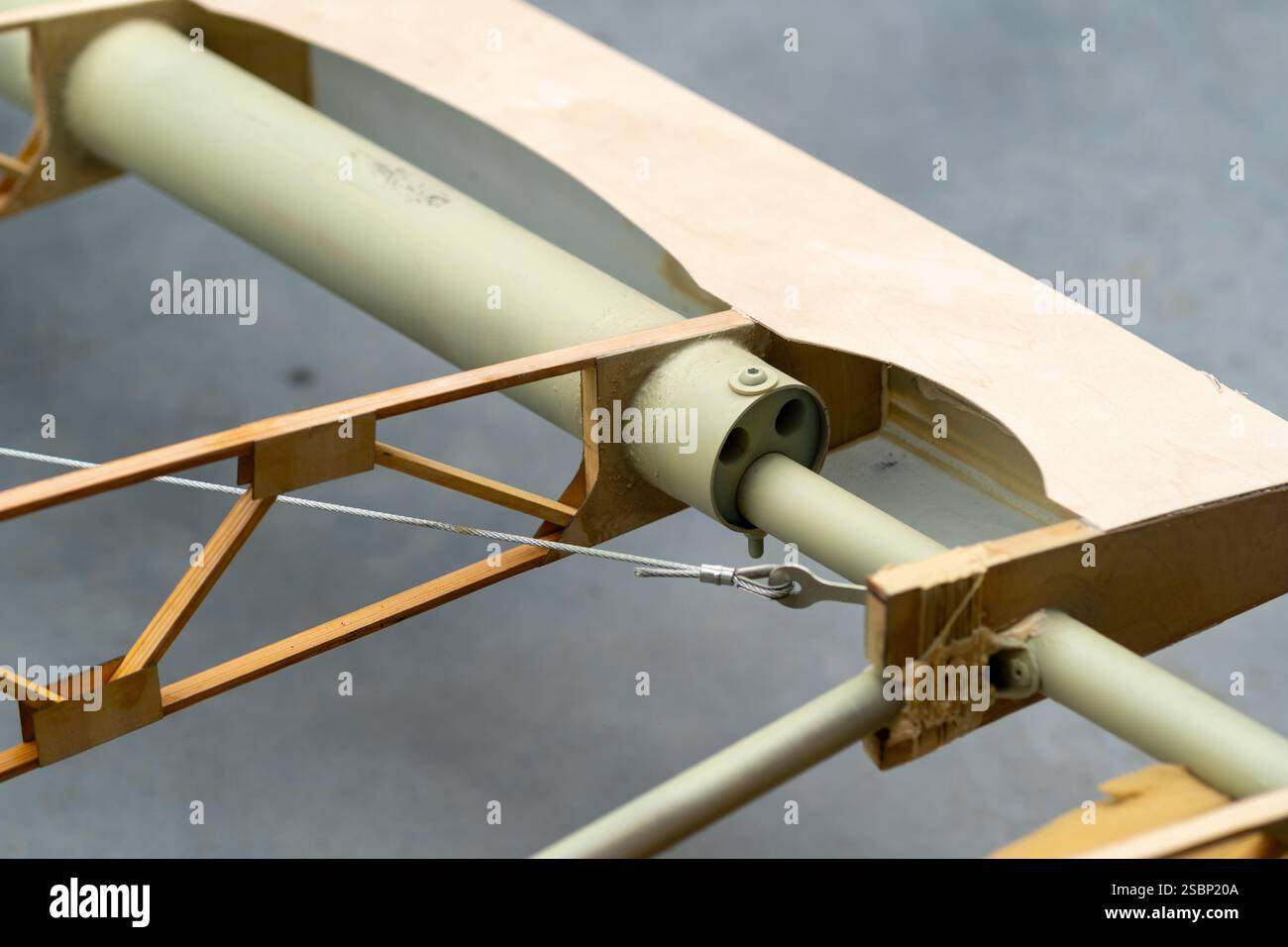 Ultraleichte Konzepte - Stampe SV-RS Flugzeugproduktion Stockfoto