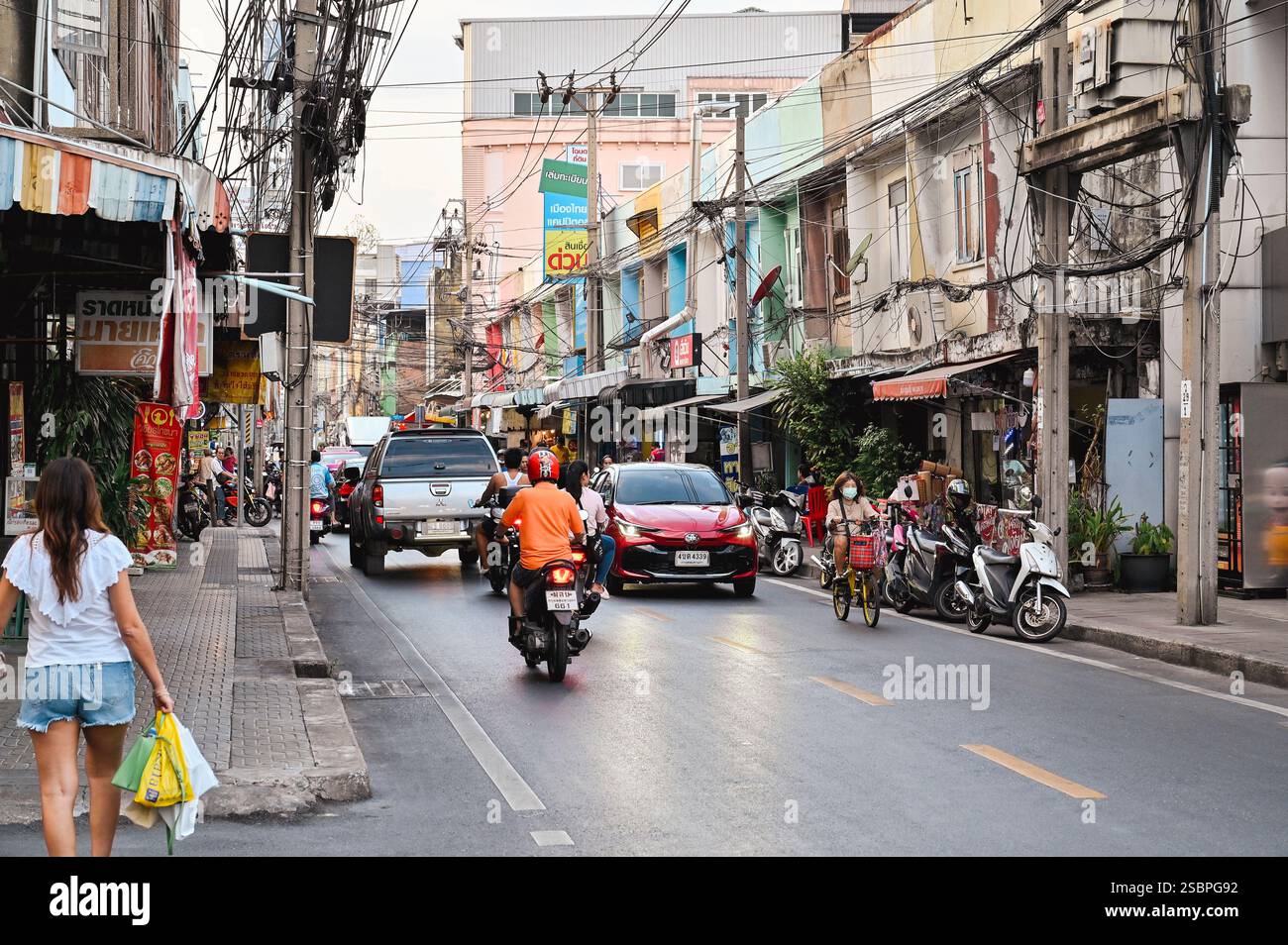 Bangkok, Geruch und Geräusche, Sukhumvit, Thailand Stockfoto
