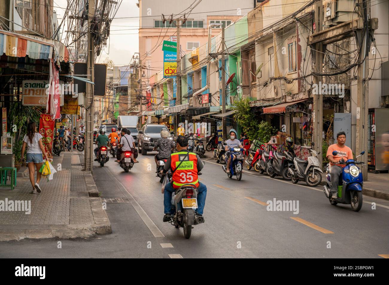 Bangkok, Geruch und Geräusche, Sukhumvit, Thailand Stockfoto