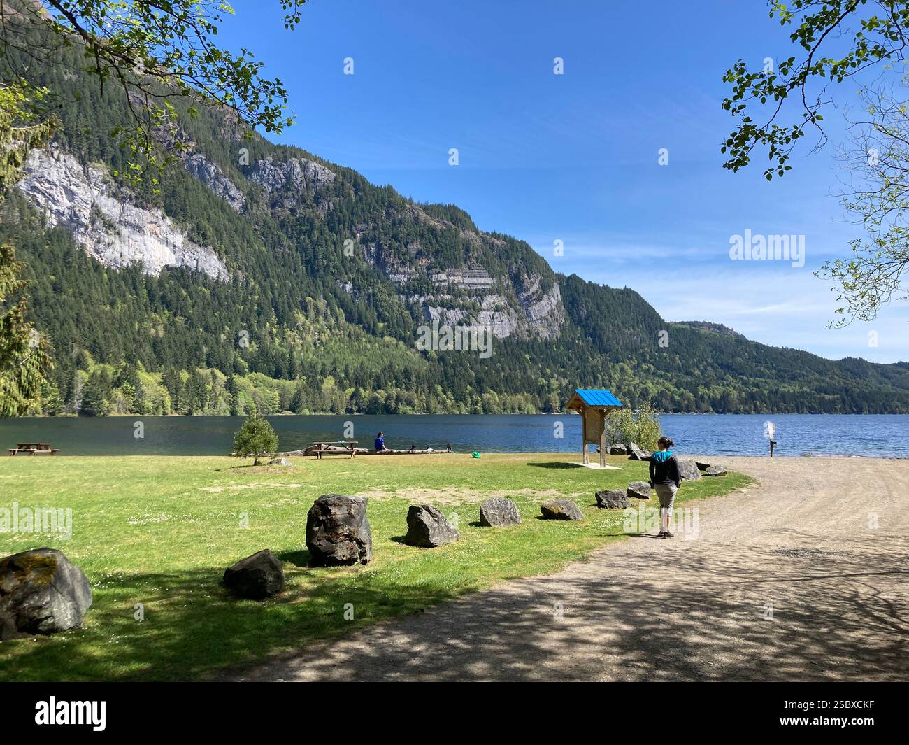 Horne Lake Regional Park, Vancouver Island, British Columbia, Kanada Stockfoto