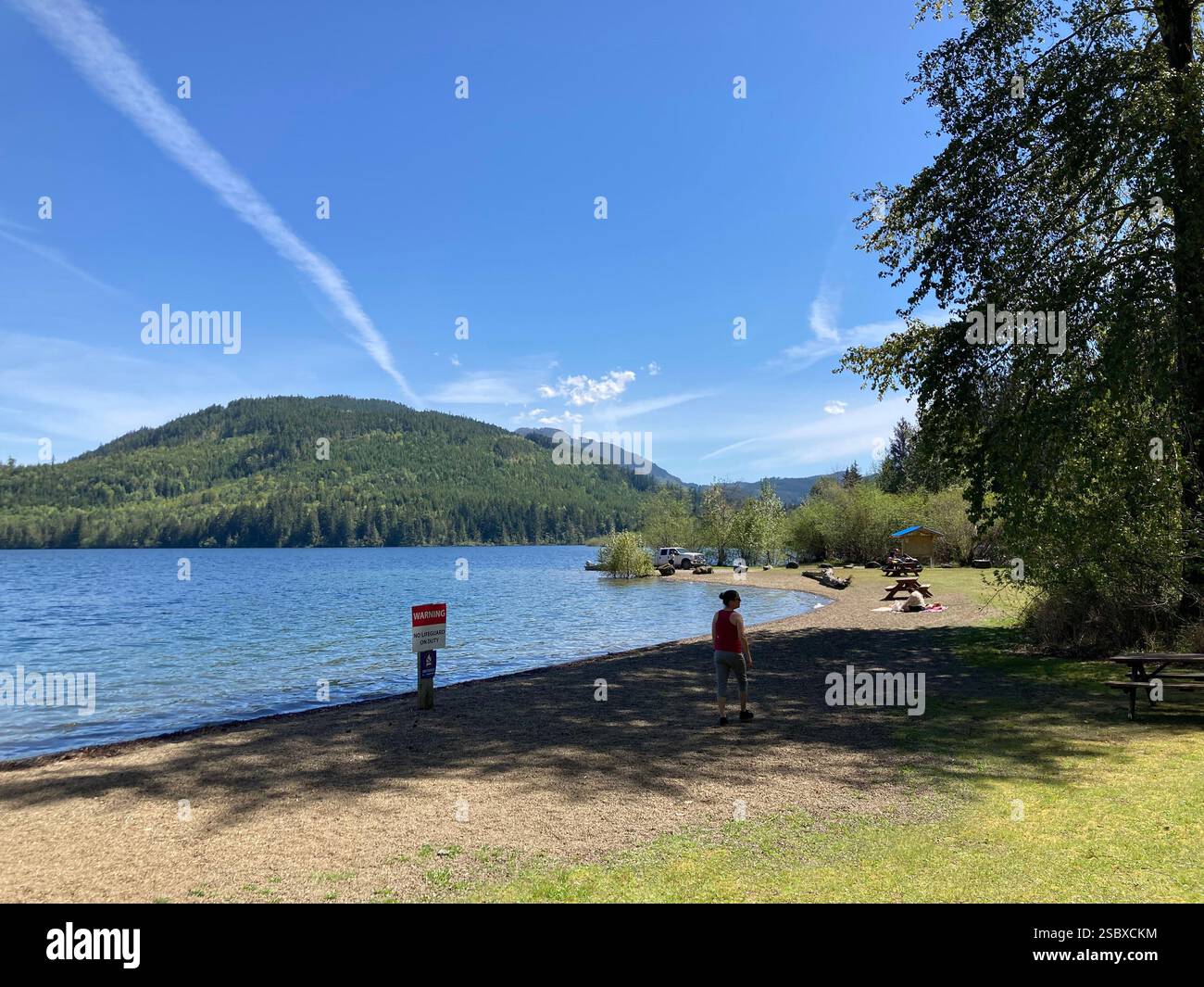 Horne Lake Regional Park, Vancouver Island, British Columbia, Kanada Stockfoto