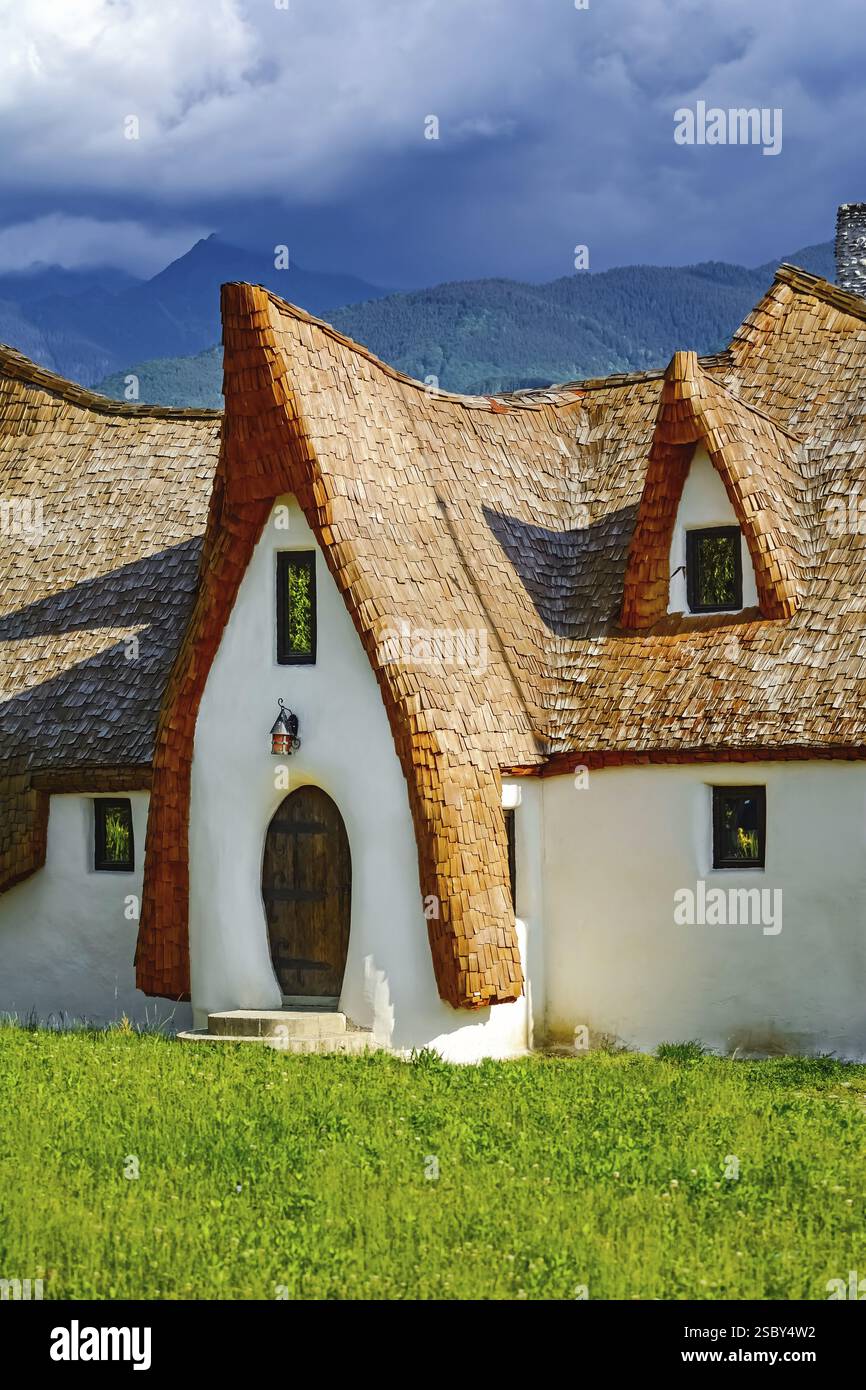 Lehmburg im Tal der Feen Alba Iulia, Rumänien, Europa Stockfoto