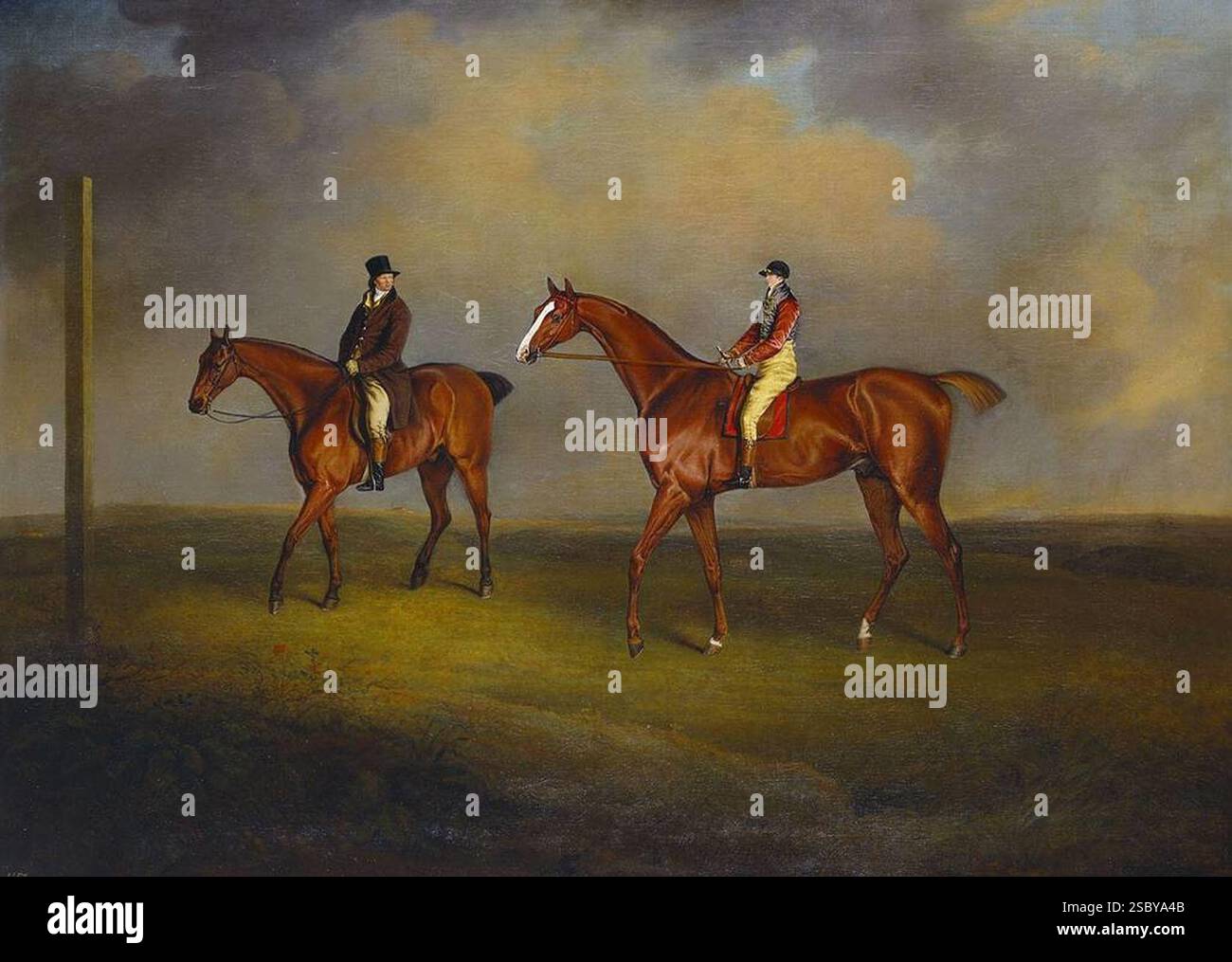 Henry Bernard Chalon (1770–1849) – Selim mit William Edwards und Mr. Perren Stockfoto