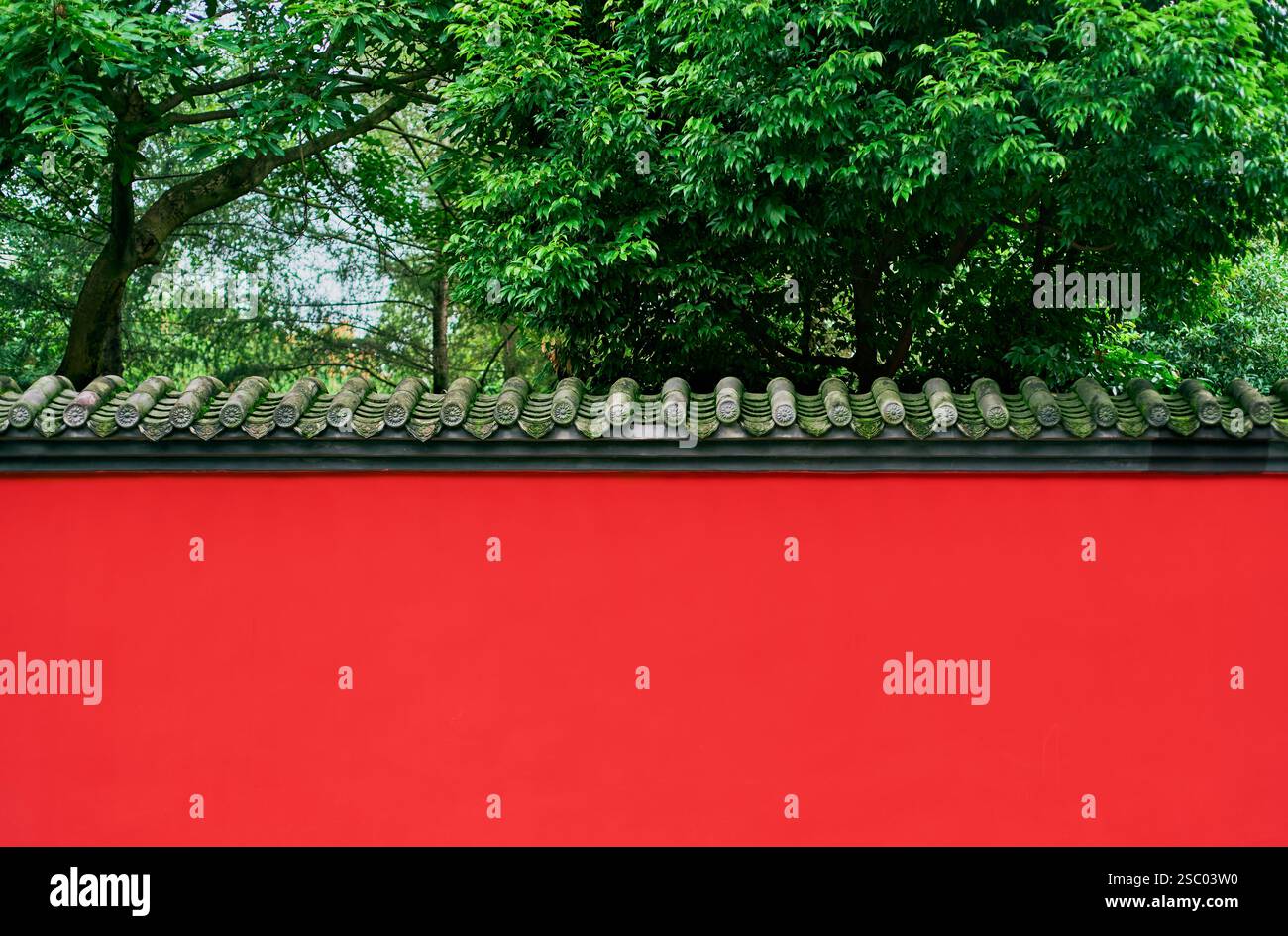 Roter Hintergrund im traditionellen chinesischen Stil Stockfoto