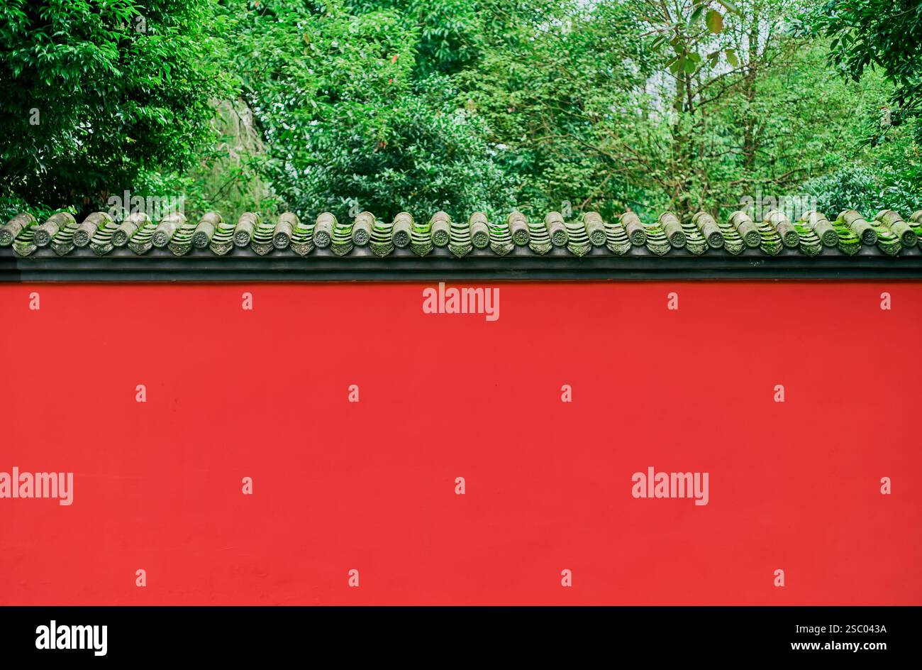 Roter Hintergrund im traditionellen chinesischen Stil Stockfoto