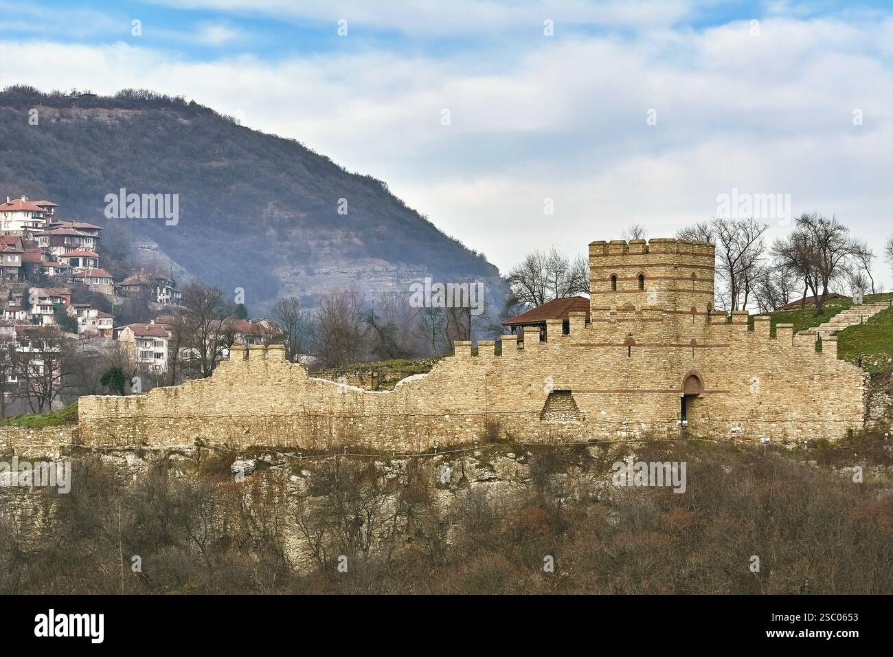 Mittelalterliche Festung Tsarevets in Veliko Tarnovo, Bulgarien Veliko Tarnovo, Bulgarien, Europa Stockfoto