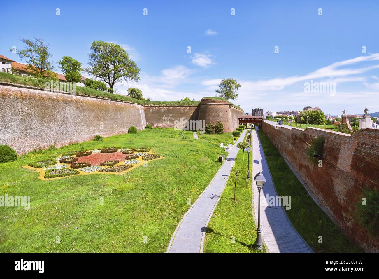 Im Inneren der rumänischen Festung - Alba Carolina Zitadelle Alba Iulia, Rumänien, Europa Stockfoto