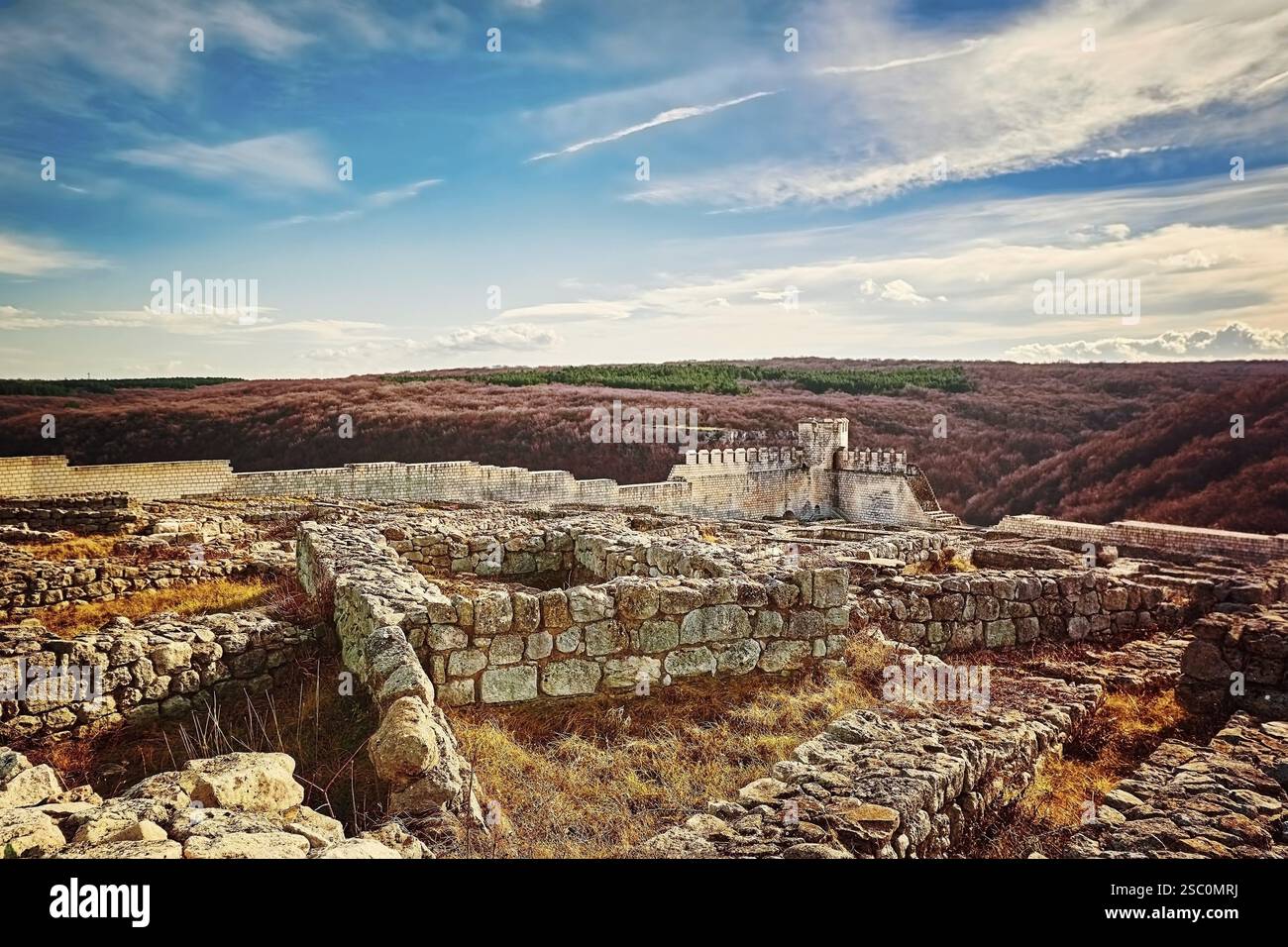 Überreste der Festung Shumen, Bulgarien Shumen, Bulgarien, Europa Stockfoto