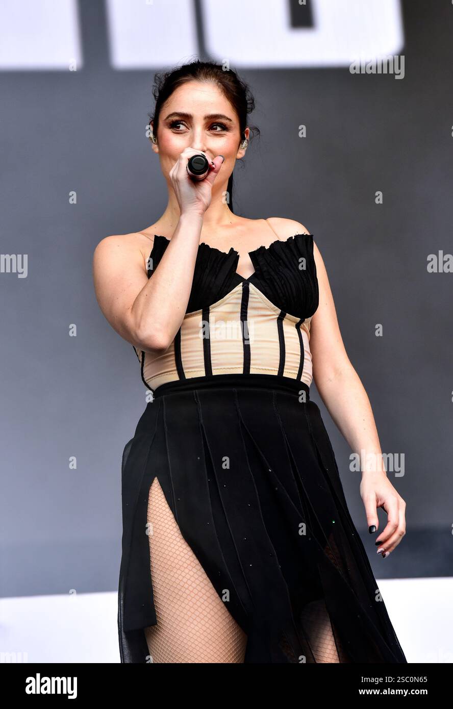 Napa, Kalifornien, USA. Mai 2022. Pop- und Alternative-Musiker Banks treten auf der Bühne beim BottleRock 2022 Music Festival auf. Stockfoto