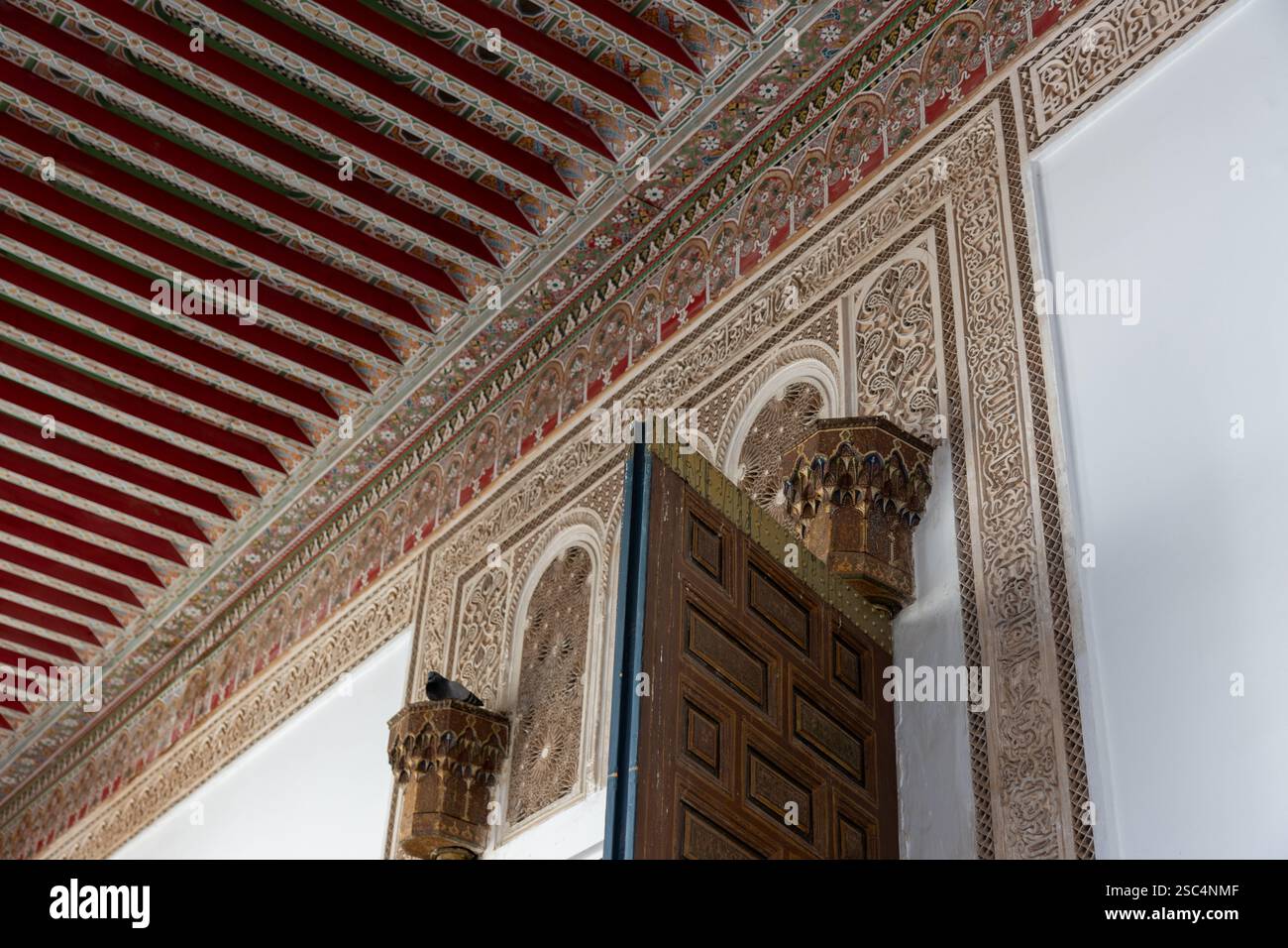 Bahia-Palast, Palast und Gartenkomplex in Marrakesch, Marokko. Stockfoto