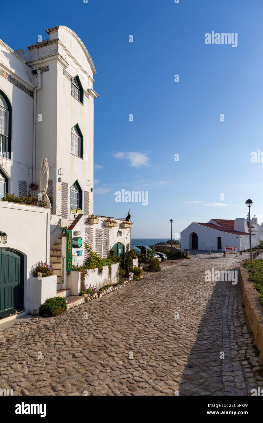 Portugal, Region Oeste, Baleal Island, Casa das Marés Guest Houses Stockfoto