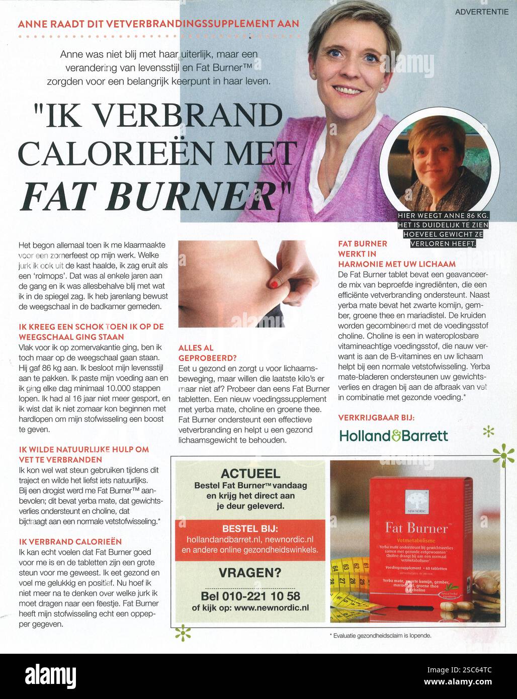 2001 Niederländischer Neuer Nordischer Fettbrenner Stockfoto