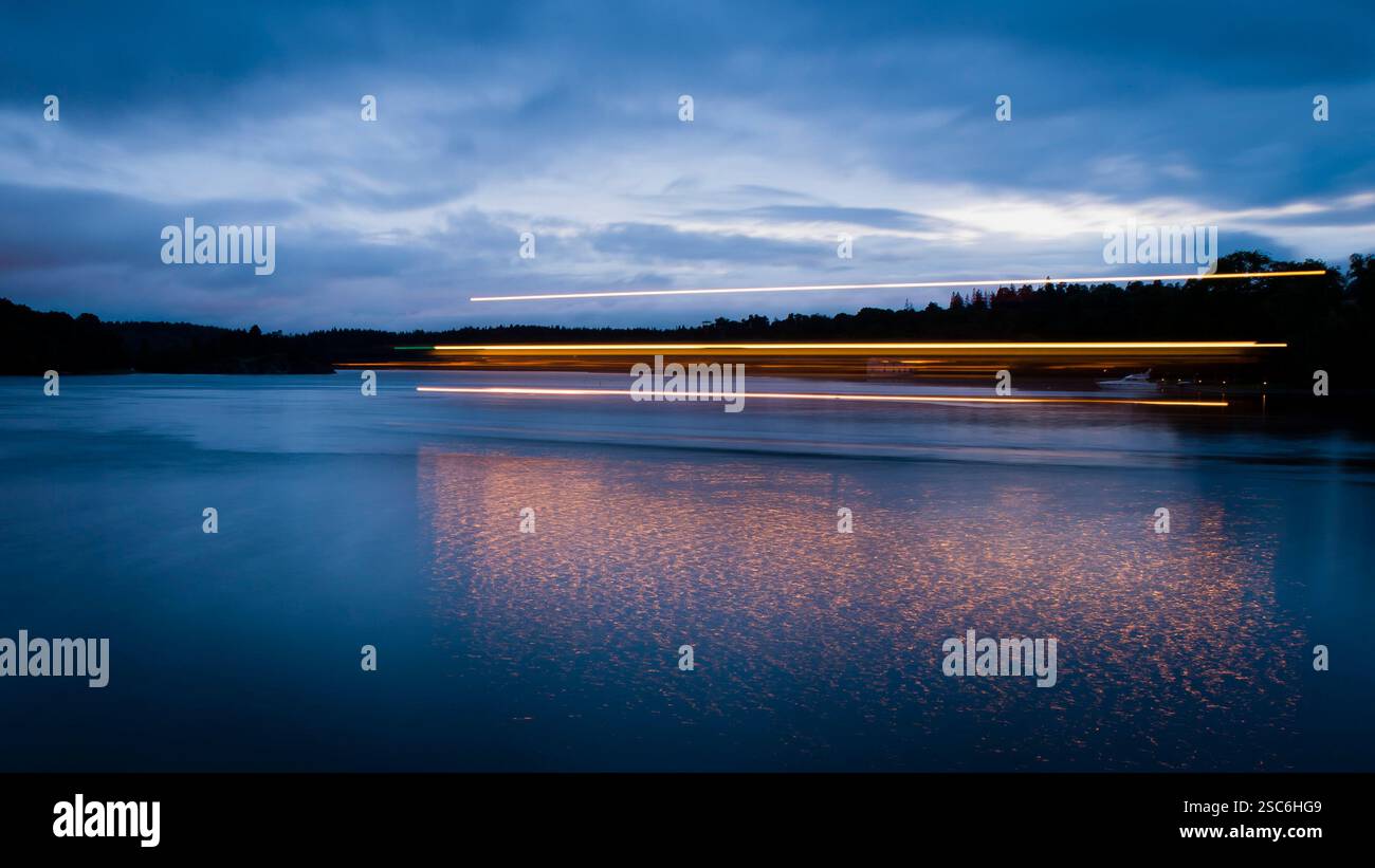 Abstrakte Wasserlichter Stockfoto