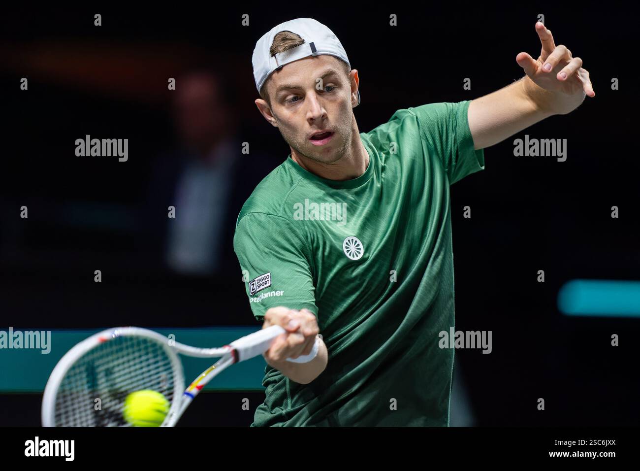 Rotterdam, Niederlande. Februar 2025. ROTTERDAM, NIEDERLANDE - 5. FEBRUAR: Am dritten Tag der ABN AMRO Open in Rotterdam Ahoy am 5. Februar 2025 in Rotterdam, Niederlande. (Foto: Joris Verwijst/BSR Agency) Credit: BSR Agency/Alamy Live News Stockfoto