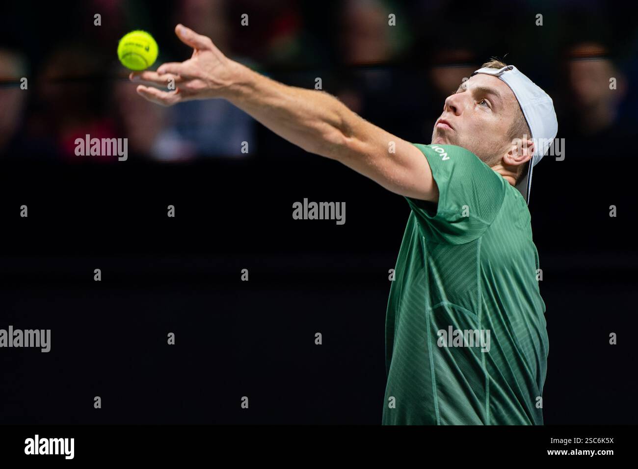 Rotterdam, Niederlande. Februar 2025. ROTTERDAM, NIEDERLANDE - 5. FEBRUAR: Am dritten Tag der ABN AMRO Open in Rotterdam Ahoy am 5. Februar 2025 in Rotterdam, Niederlande. (Foto: Joris Verwijst/BSR Agency) Credit: BSR Agency/Alamy Live News Stockfoto