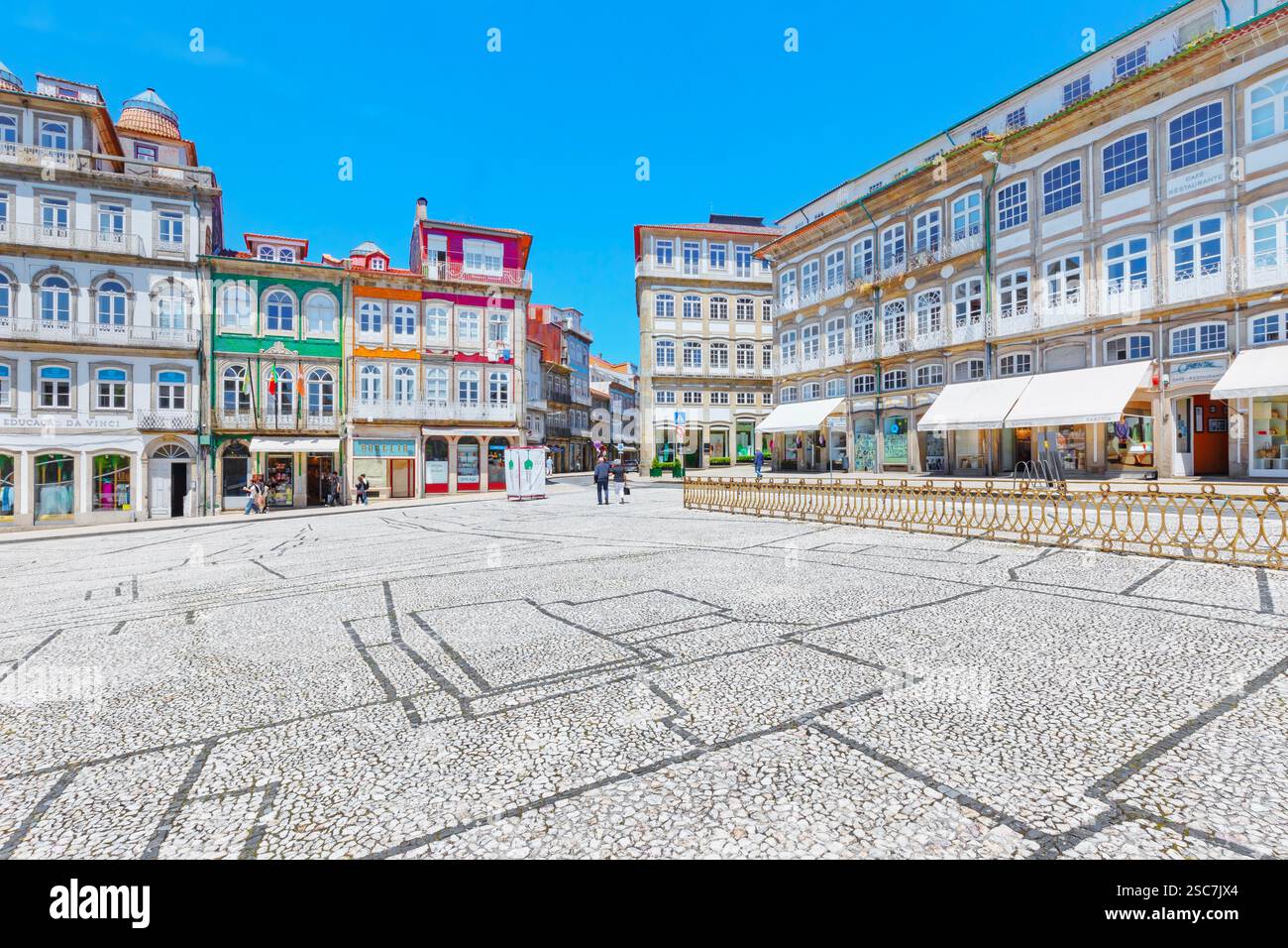 Toural Square, Guimaraes, Region Minho, Portugal Stockfoto