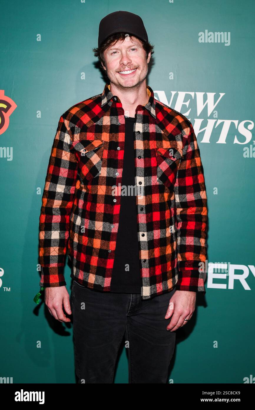 New Orleans, Usa. Februar 2025. Blake Anderson läuft auf dem roten Teppich auf der New Heights House Party in der Dauphine Street vor dem Super Bowl LIX in New Orleans, Louisiana am 5. Februar 2025. (Foto: Anthony Behar/SIPA USA) Credit: SIPA USA/Alamy Live News Stockfoto