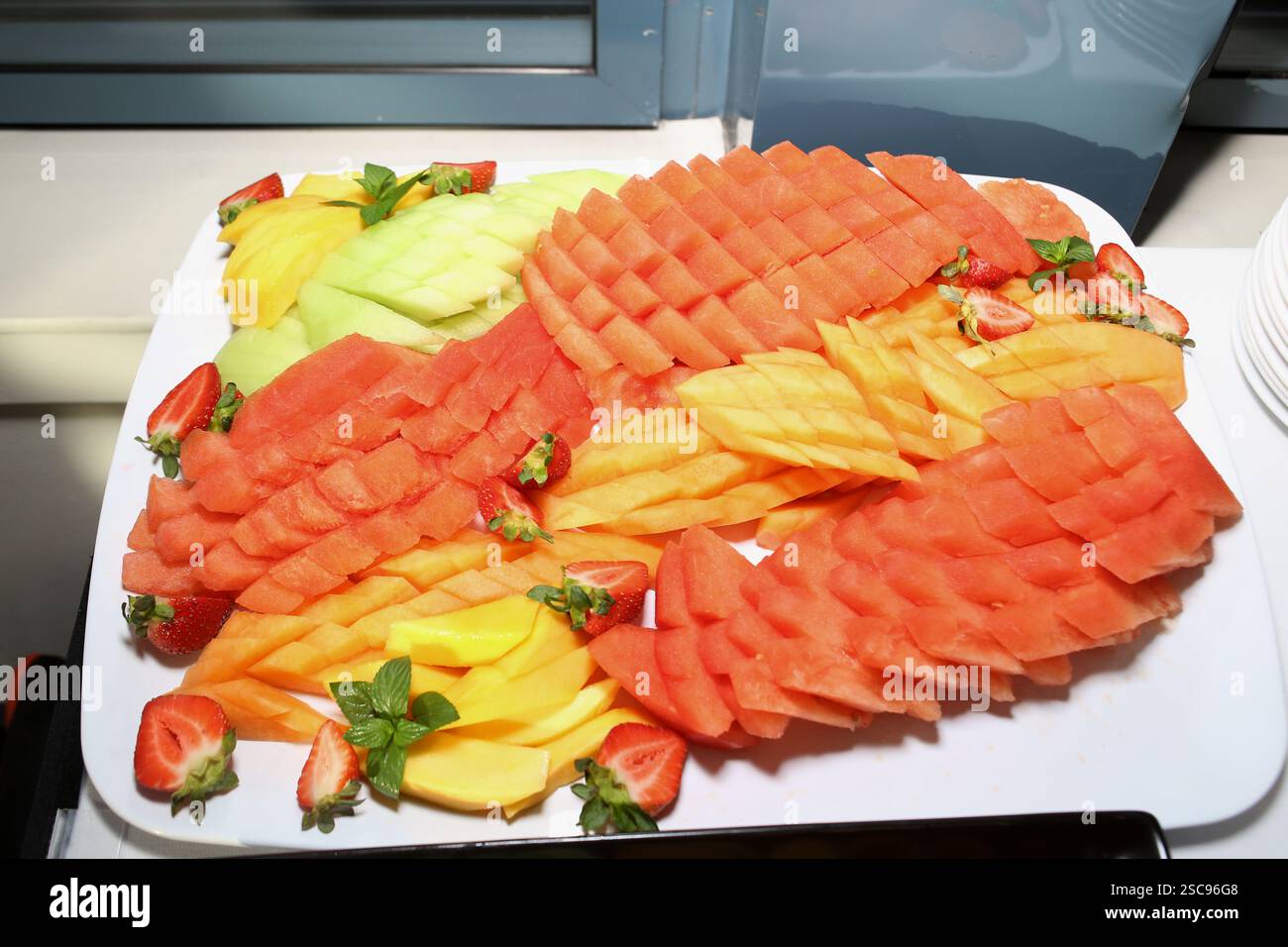 Obstsalat Stockfoto