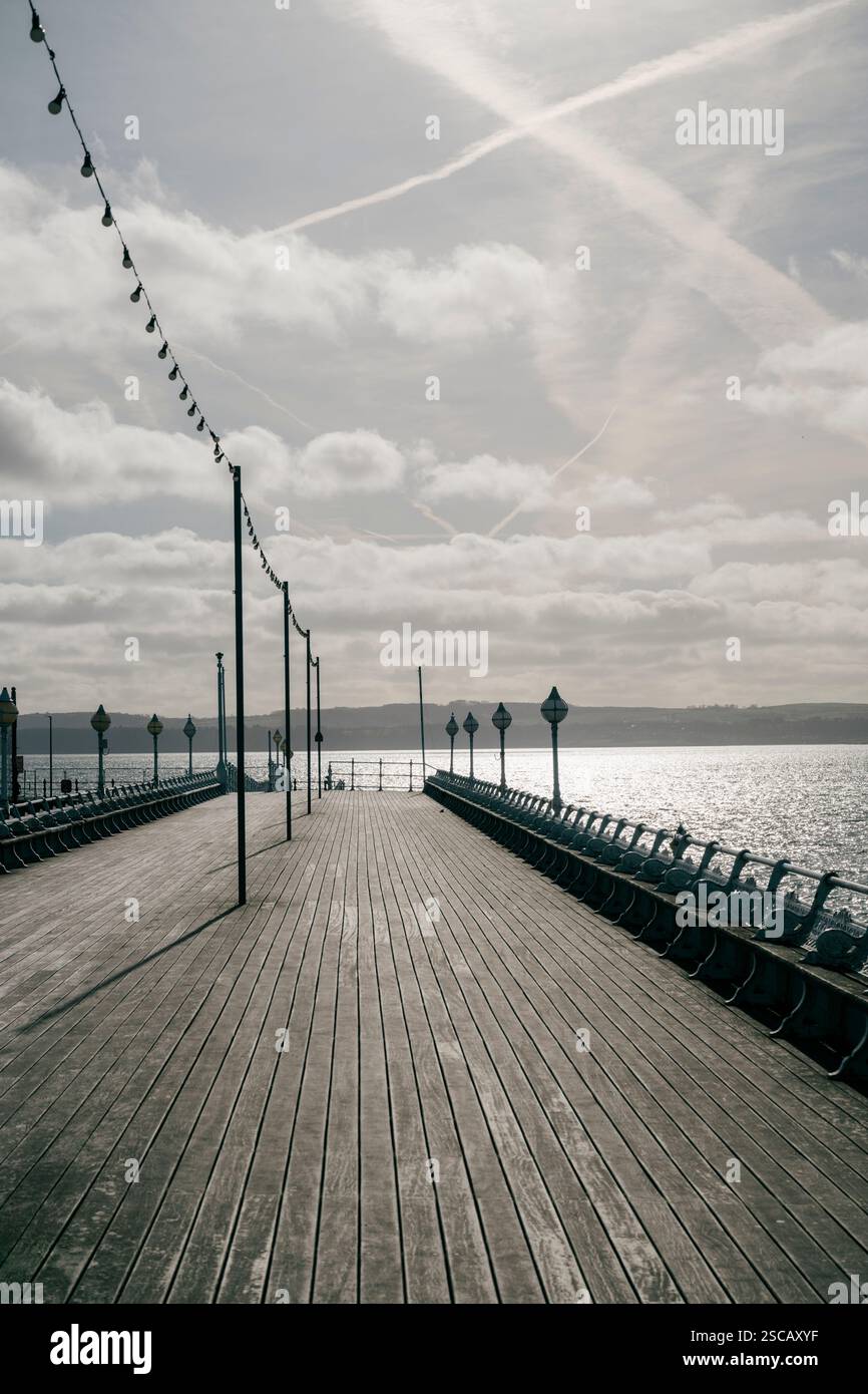 Der Pier an der Marina Torquay Devon, Großbritannien, Stockfoto