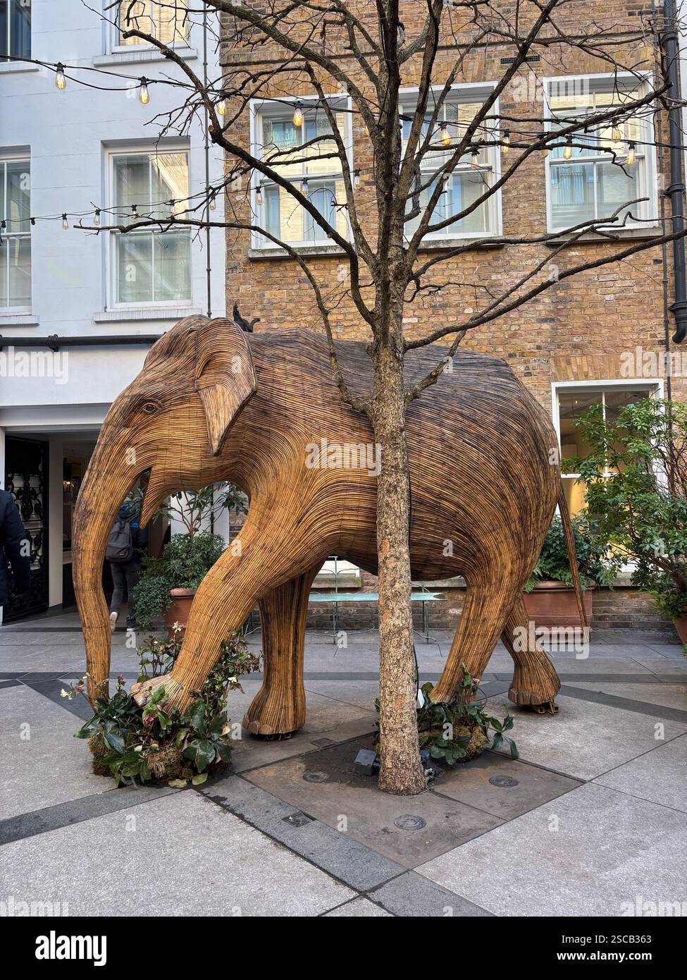 Elefant Skulptur Stockfoto
