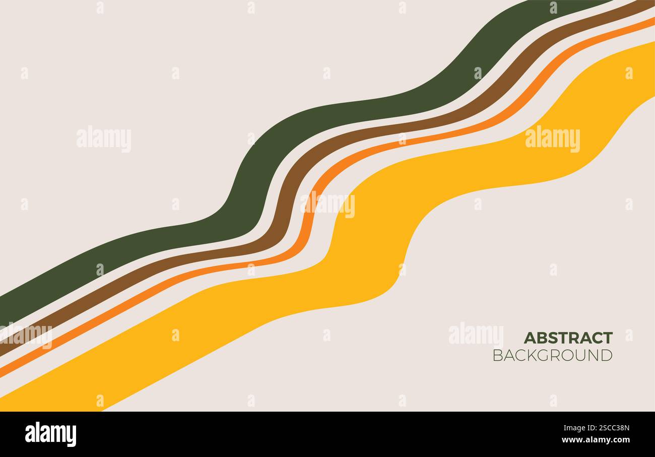Abstrakte Wellen im Hintergrund, wellige Streifen oder Linien, Hintergrund-Illusionsvektor Stock Vektor