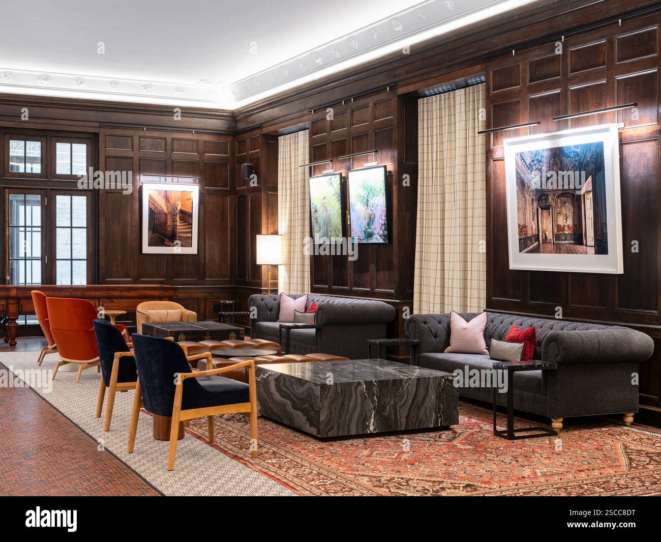 21c Museum Hotel, Lage: St. Louis MO, Architekt: Perfido Weiskopf Wagstaff + Goettel, Innenarchitekt: Hufft Stockfoto