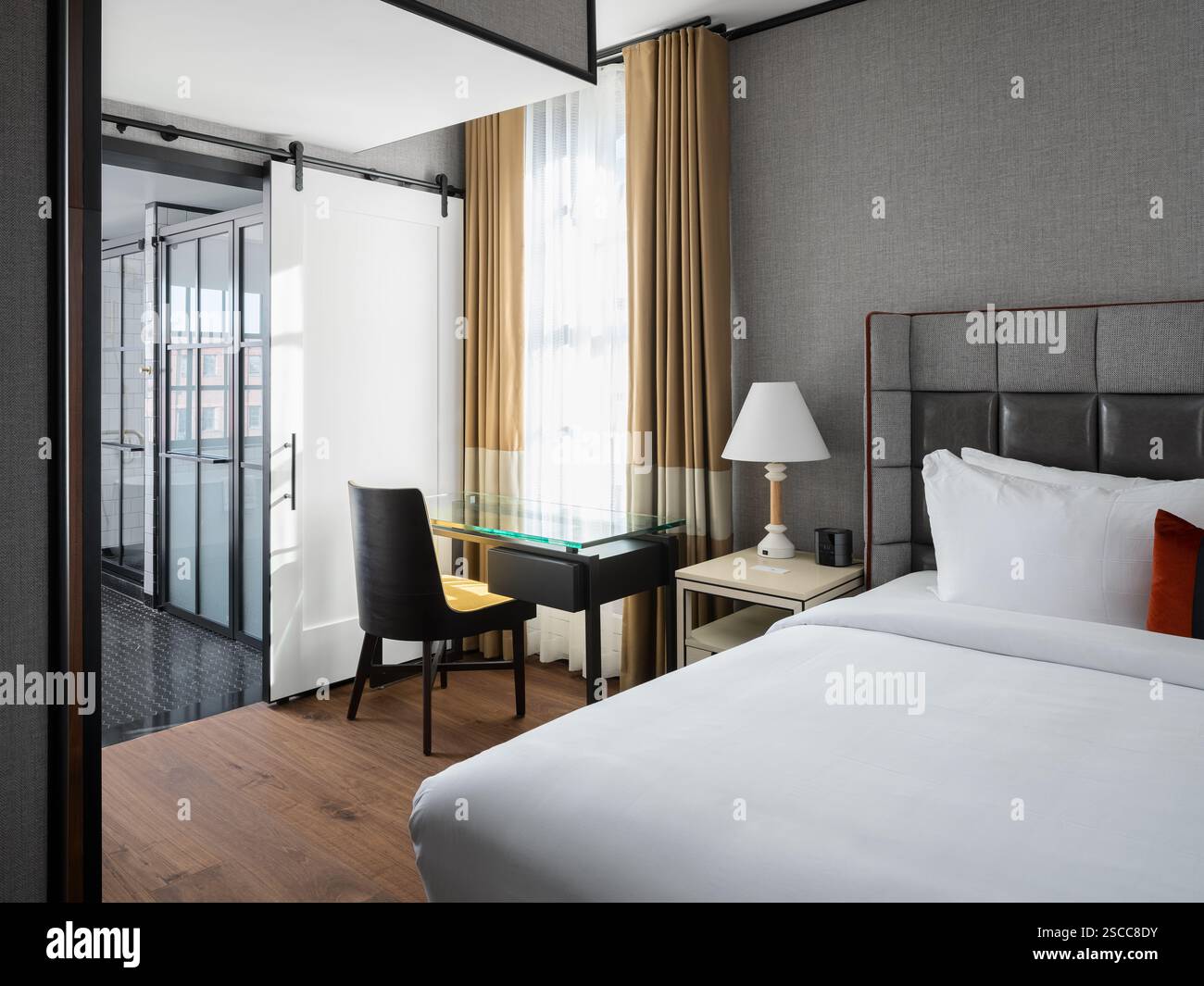 21c Museum Hotel, Lage: St. Louis MO, Architekt: Perfido Weiskopf Wagstaff + Goettel, Innenarchitekt: Bill Rooney Studio Stockfoto