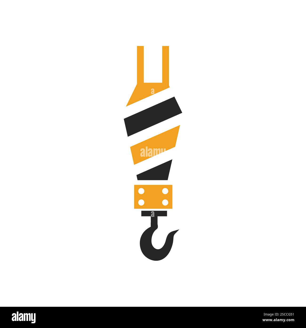 Designvorlage für das Crane icon-Logo Stock Vektor