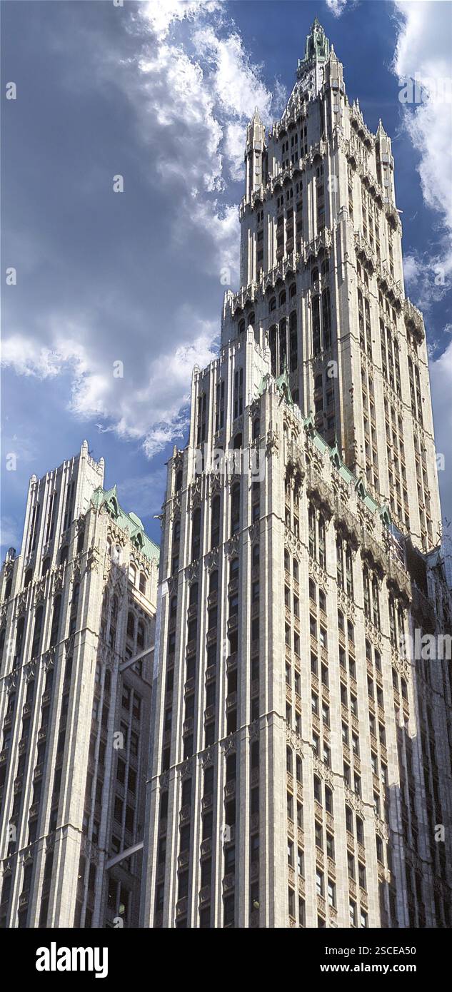 Detail des Woolwort Building, New York City, USA, Nordamerika Stockfoto Detail des Woolwort Building, New York City, USA, Nordamerika Stockfoto