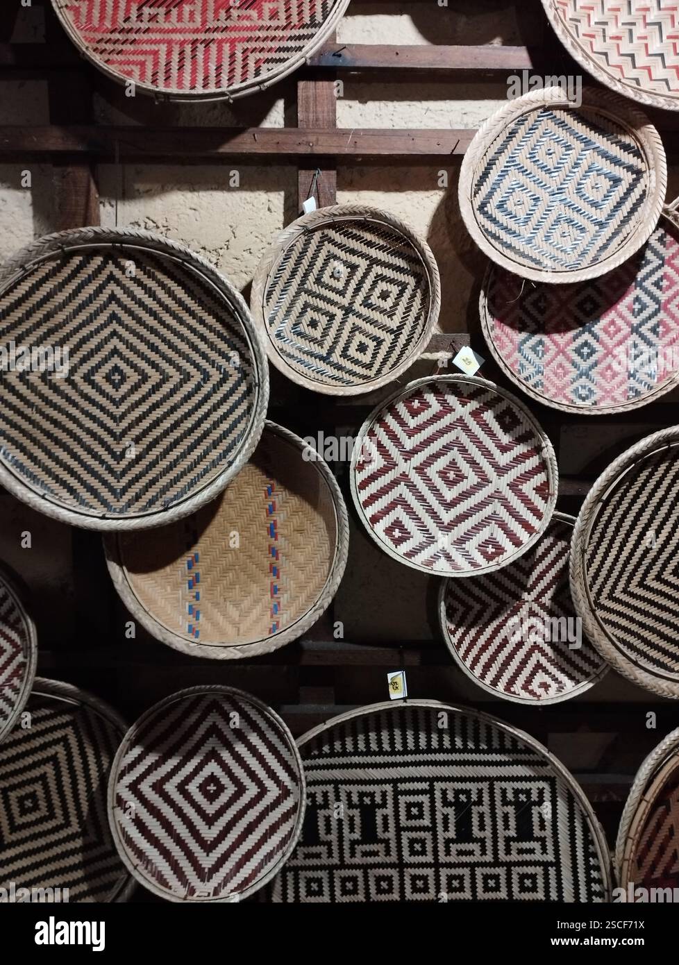 März 2023. Caracas, Venezuela. Hannsi House - Kunsthandwerk in Hatillo. Verkauf von Kulturgütern aller Art. Handgefertigte Stücke venezolanischer ethn Stockfoto