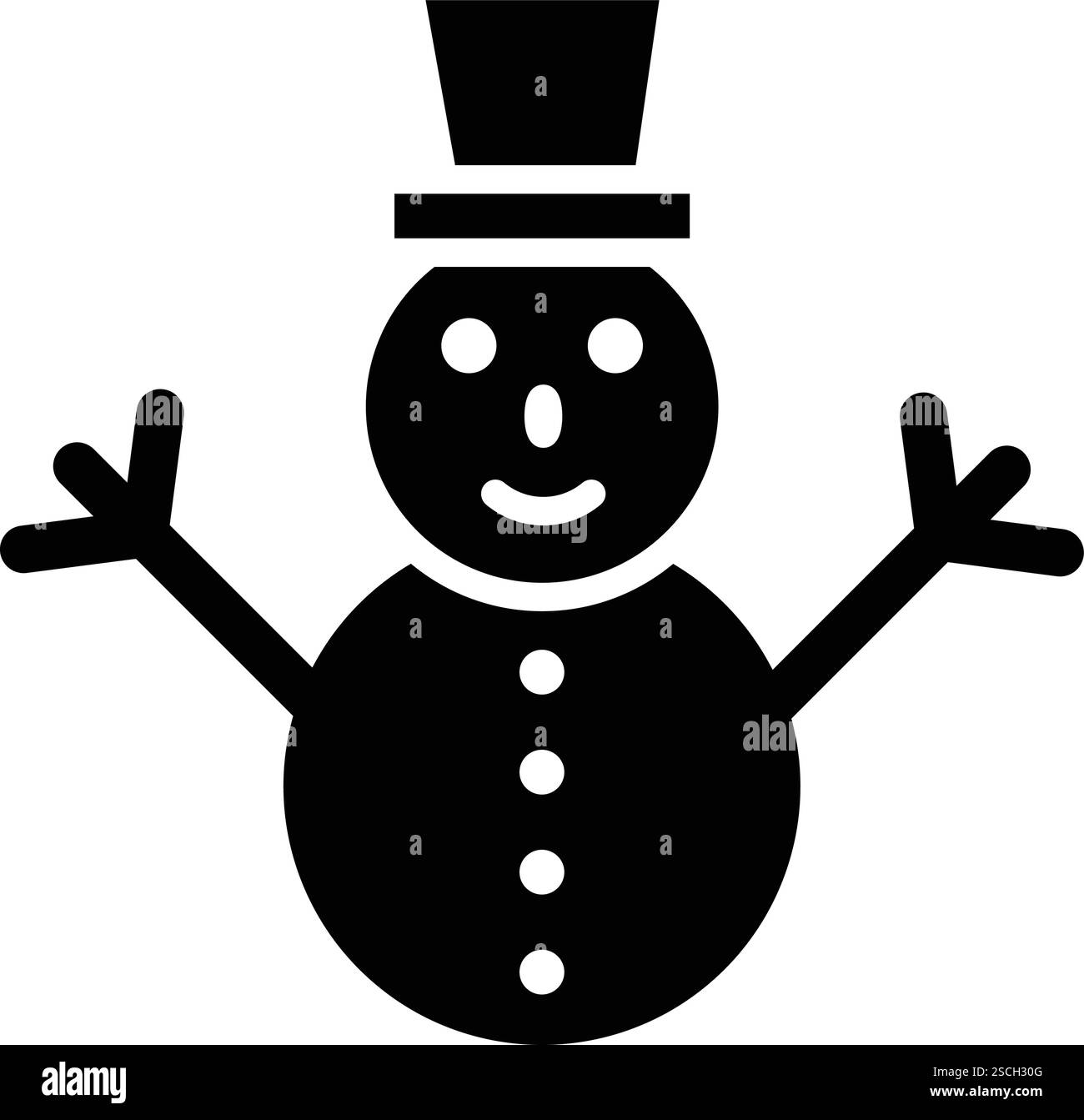 Schneemann Vektor Symbol Design Illustration Stock Vektor Schneemann Vektor Symbol Design Illustration Stock Vektor