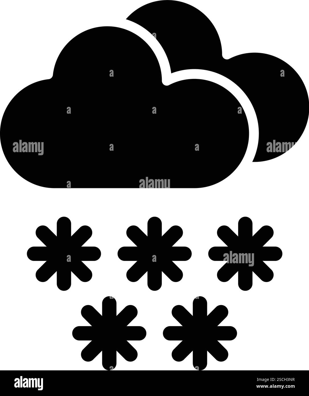 Illustration Des Symbols „Snowing Vector“ Stock Vektor Illustration Des Symbols „Snowing Vector“ Stock Vektor