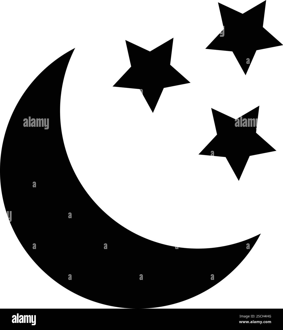 Mond Vektor Symbol Design Illustration Stock Vektor Mond Vektor Symbol Design Illustration Stock Vektor