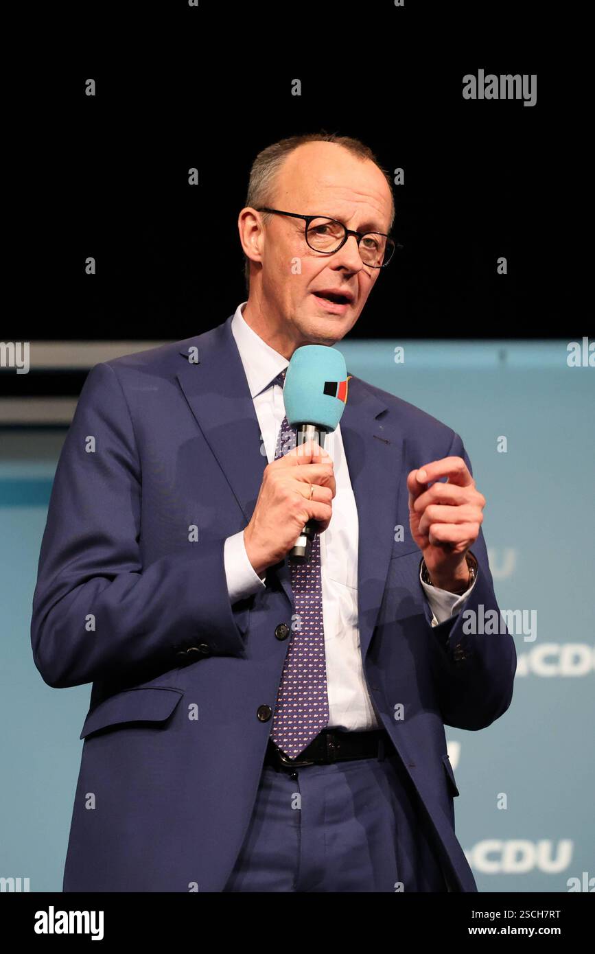 06.02.2025, Wahlkampf, Wahlkampftour, Bundestagswahl 2025, CDU, CDU ...