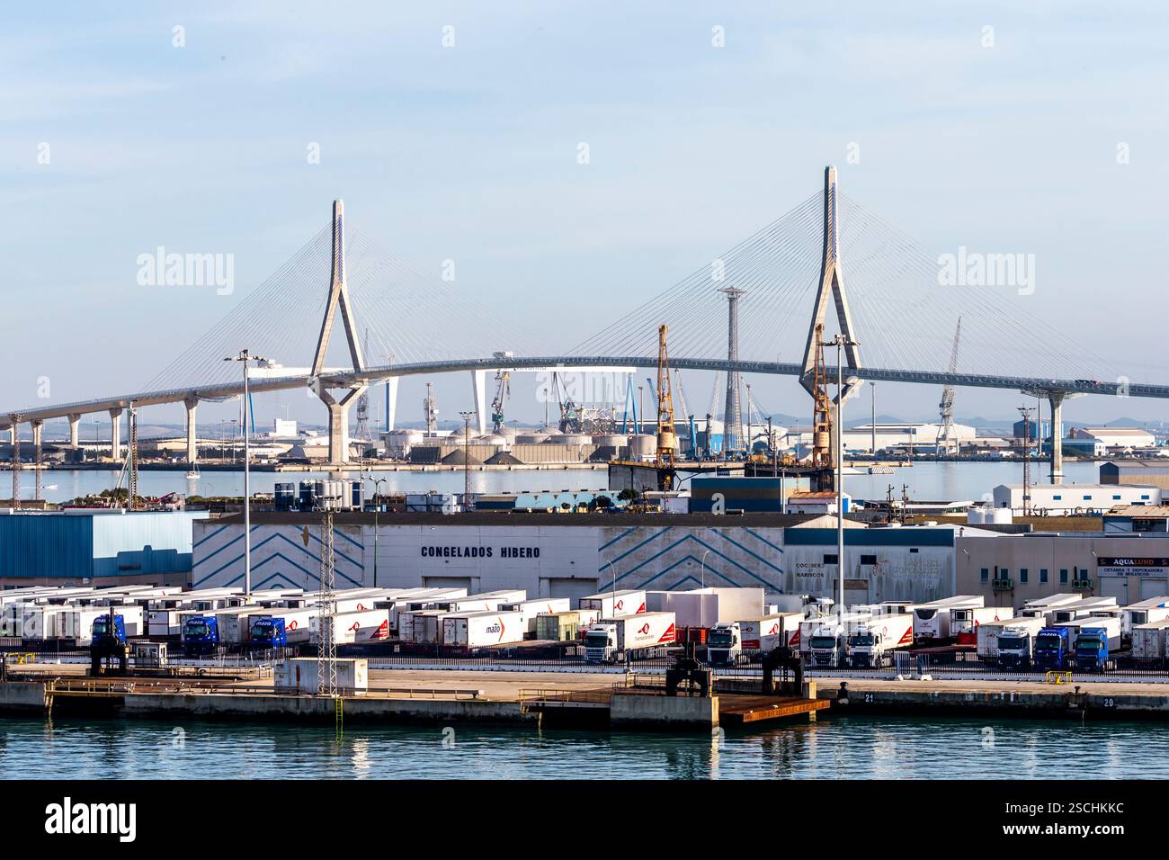 Die Verfassung der Brücke von 1812. Cadiz, Spanien. Stockfoto
