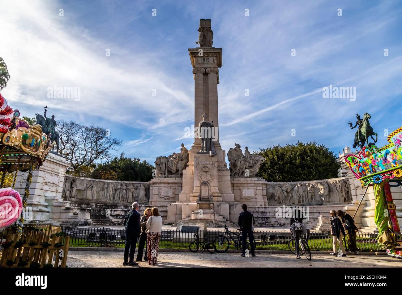 Das Verfassungsdenkmal Von 1812, Cadiz (Spanien) Stockfoto