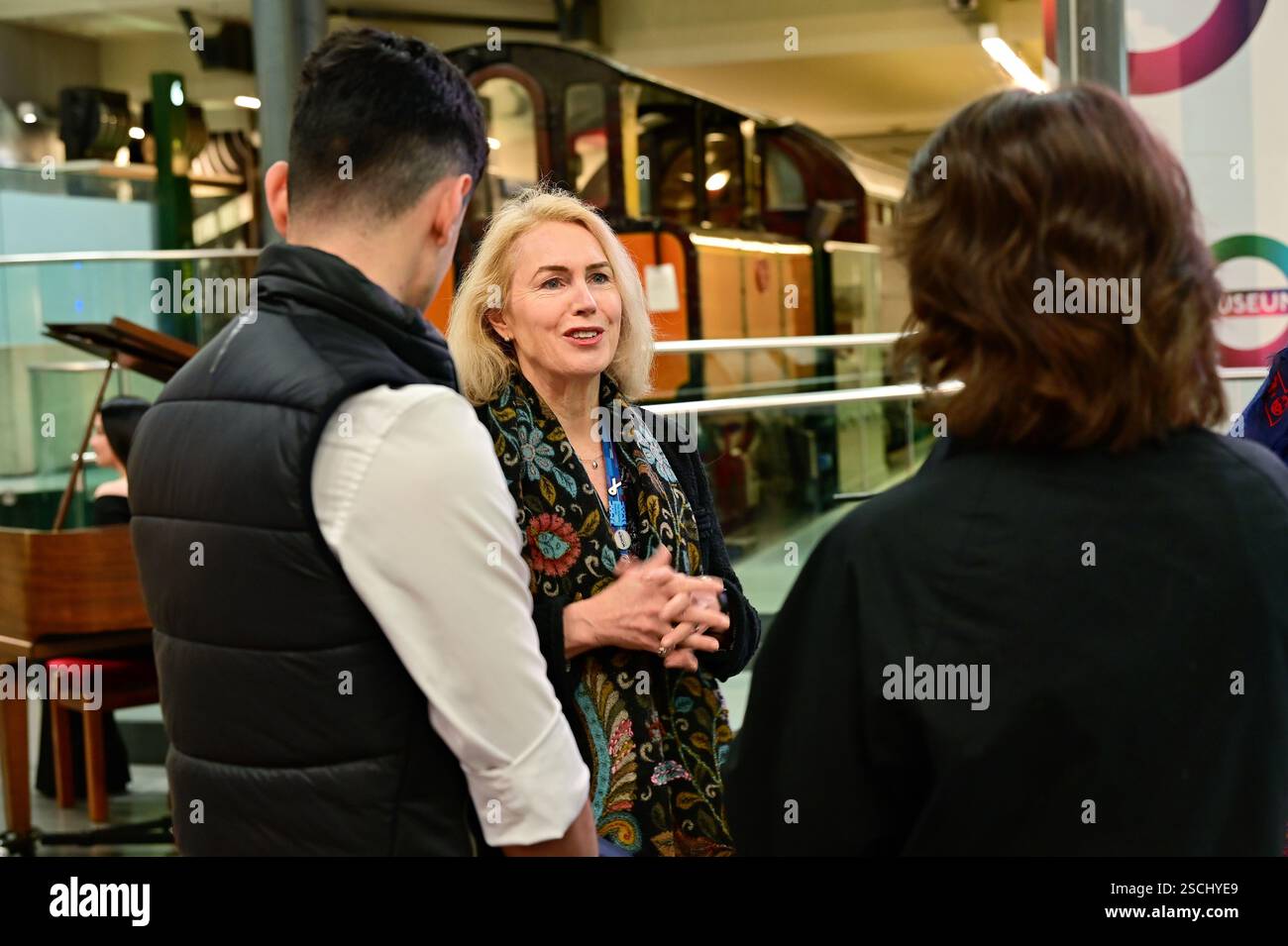 LONDON, GROSSBRITANNIEN. Februar 2025. Start von Musical Transport im London Transport Museum, Main Galleries, London, UK. (Foto von 李世惠/siehe Li/Picture Capital) Credit: Siehe Li/Picture Capital/Alamy Live News Stockfoto