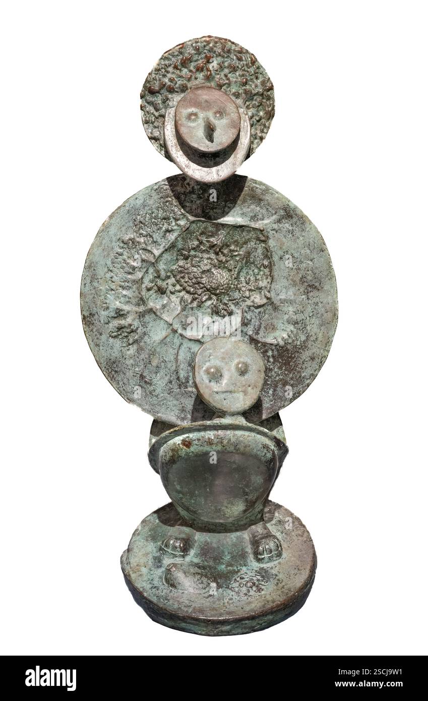 MAX ERNST, (1891-1976) Titel: Apaisment, Appeasement. Bronze mit grüner Patina, 1961 , Stockfoto