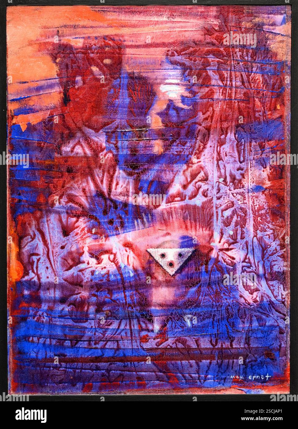 MAX ERNST, (1891-1976) Titel: Reflets, Reflections, Oil on Canvas, 1959 Stockfoto
