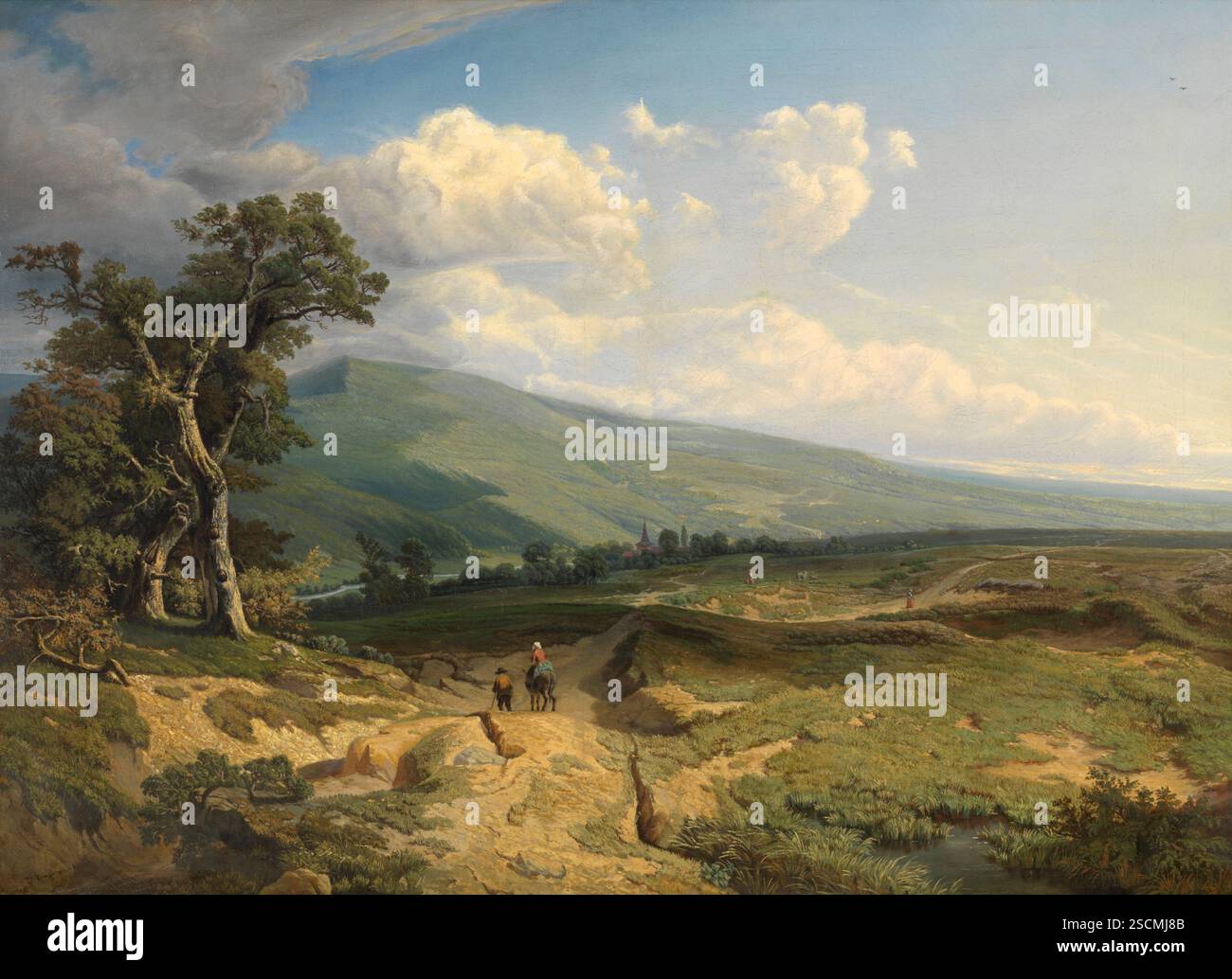 In den Ardennen, 1850-1870. Stockfoto