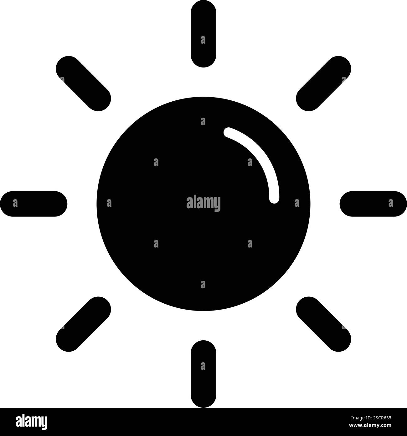 Sun Vector Icon Design Illustration Stock Vektor Sun Vector Icon Design Illustration Stock Vektor