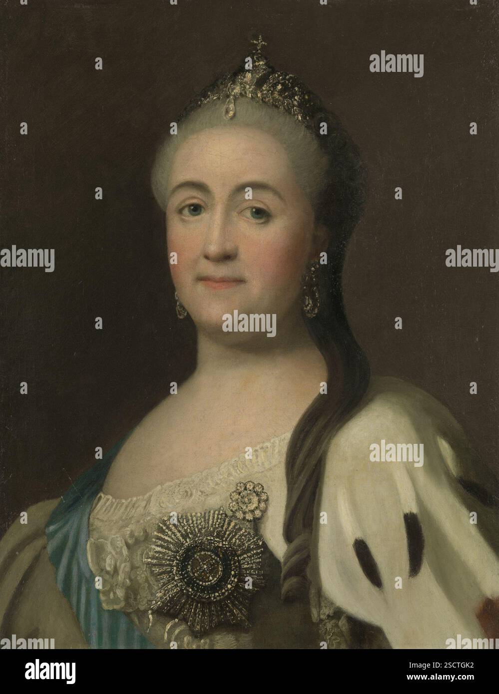 Kaiserin Katharina II., undatiert. Stockfoto