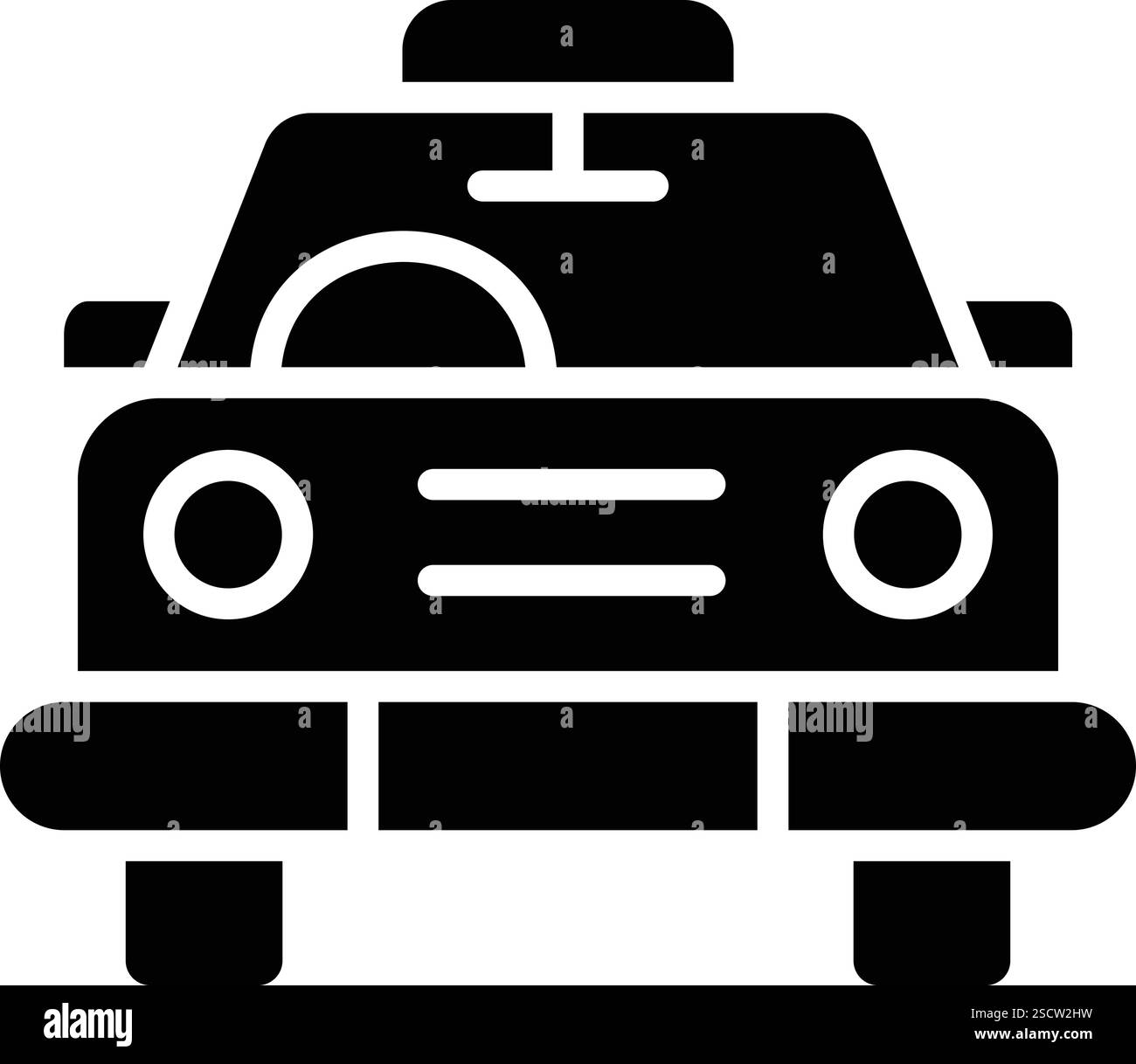 Taxi Vektor Symbol Design Illustration Stock Vektor