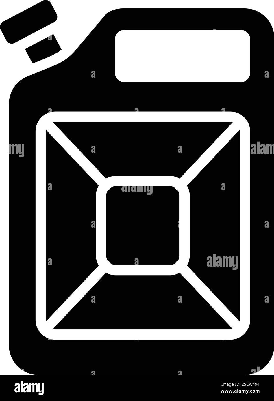 Design-Illustration des Symbols „ECO Fuel Vector“ Stock Vektor