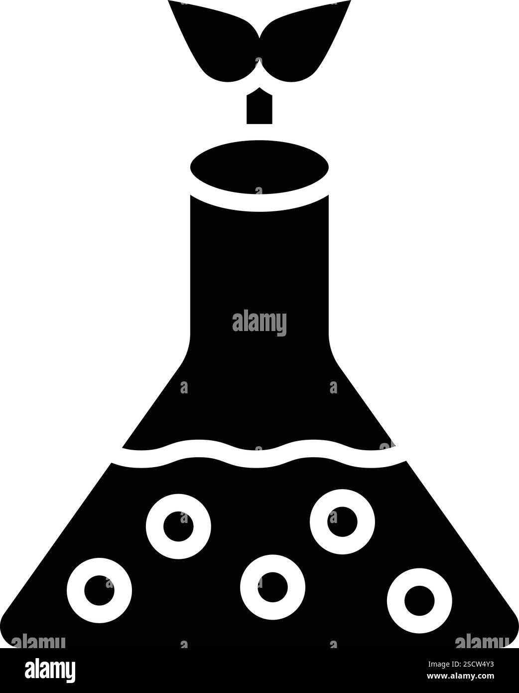 Illustration Des Flaschenvektorsymbols Stock Vektor