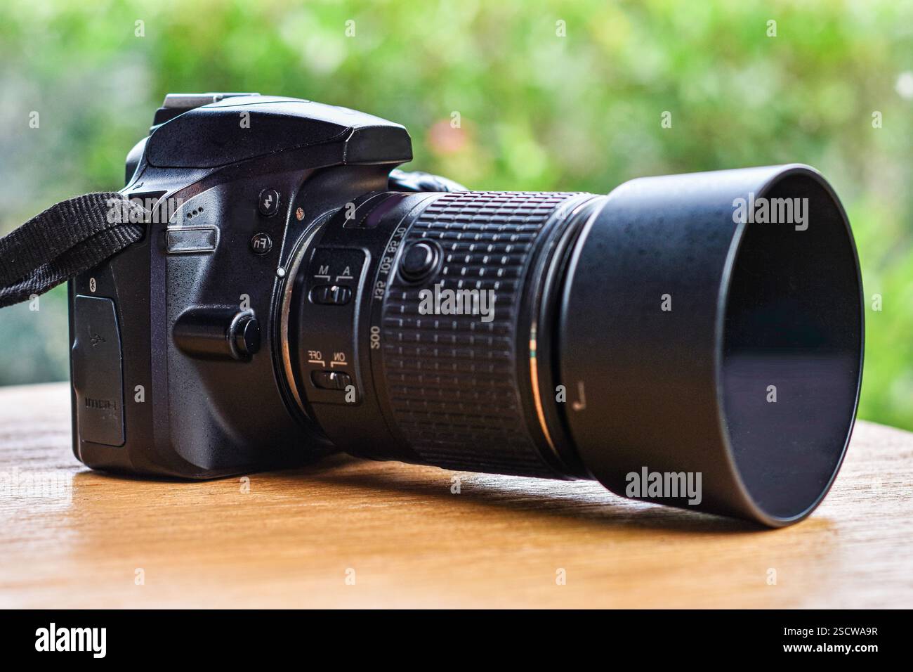 Kamera und Objektiv für professionelle Fotografen Stockfoto