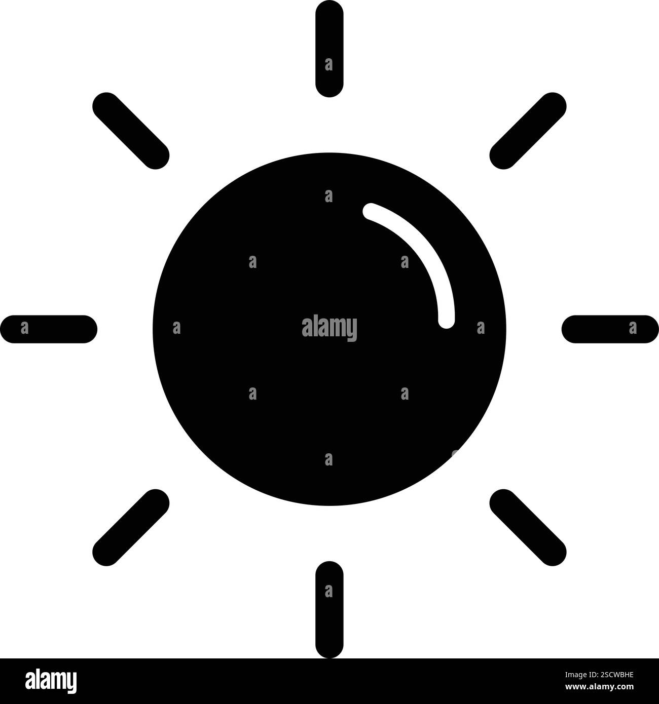 Sun Vector Icon Design Illustration Stock Vektor Sun Vector Icon Design Illustration Stock Vektor