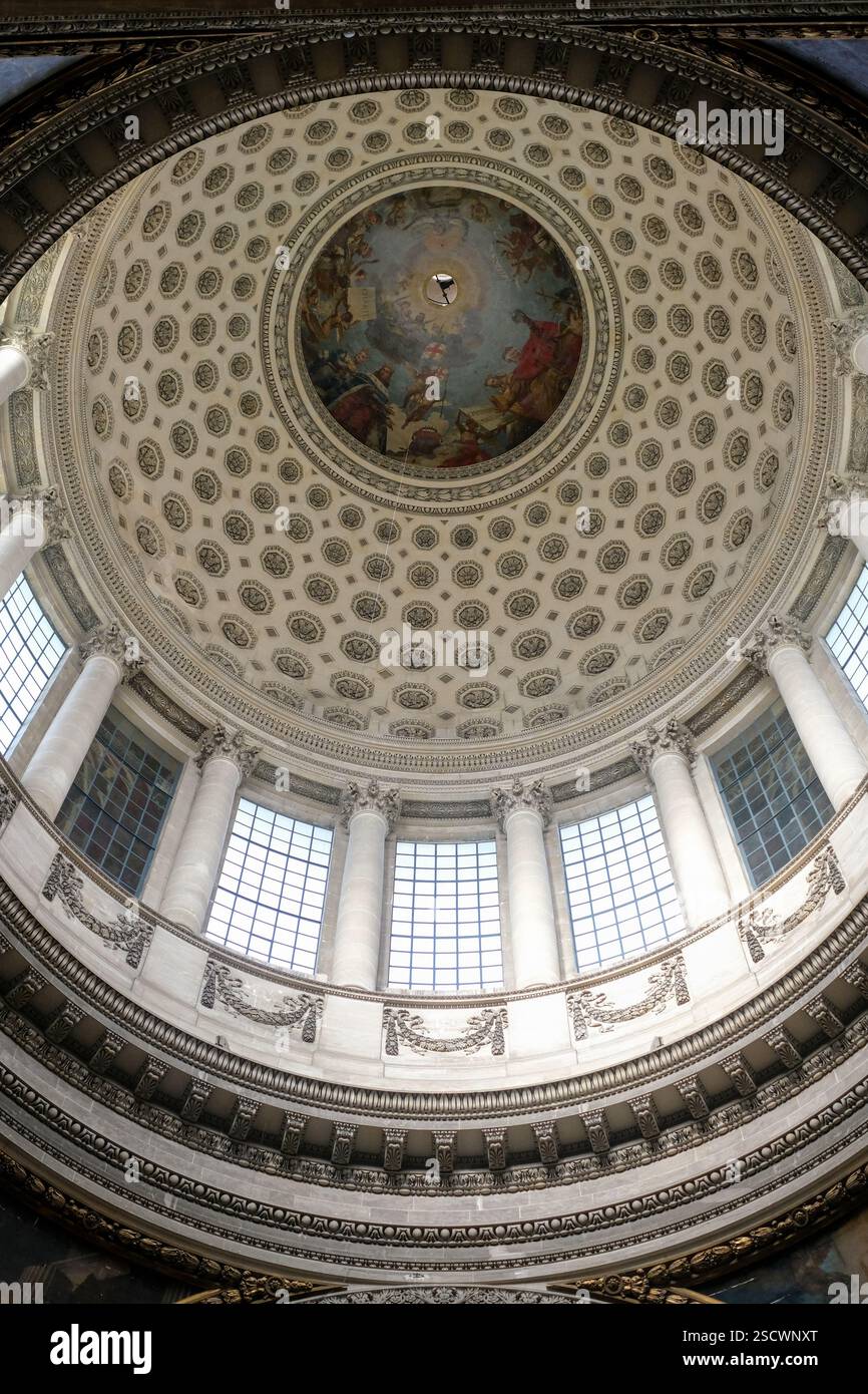 Die Apotheose St. Genevieve, um 1812 Teil der Pantheonkuppel Stockfoto